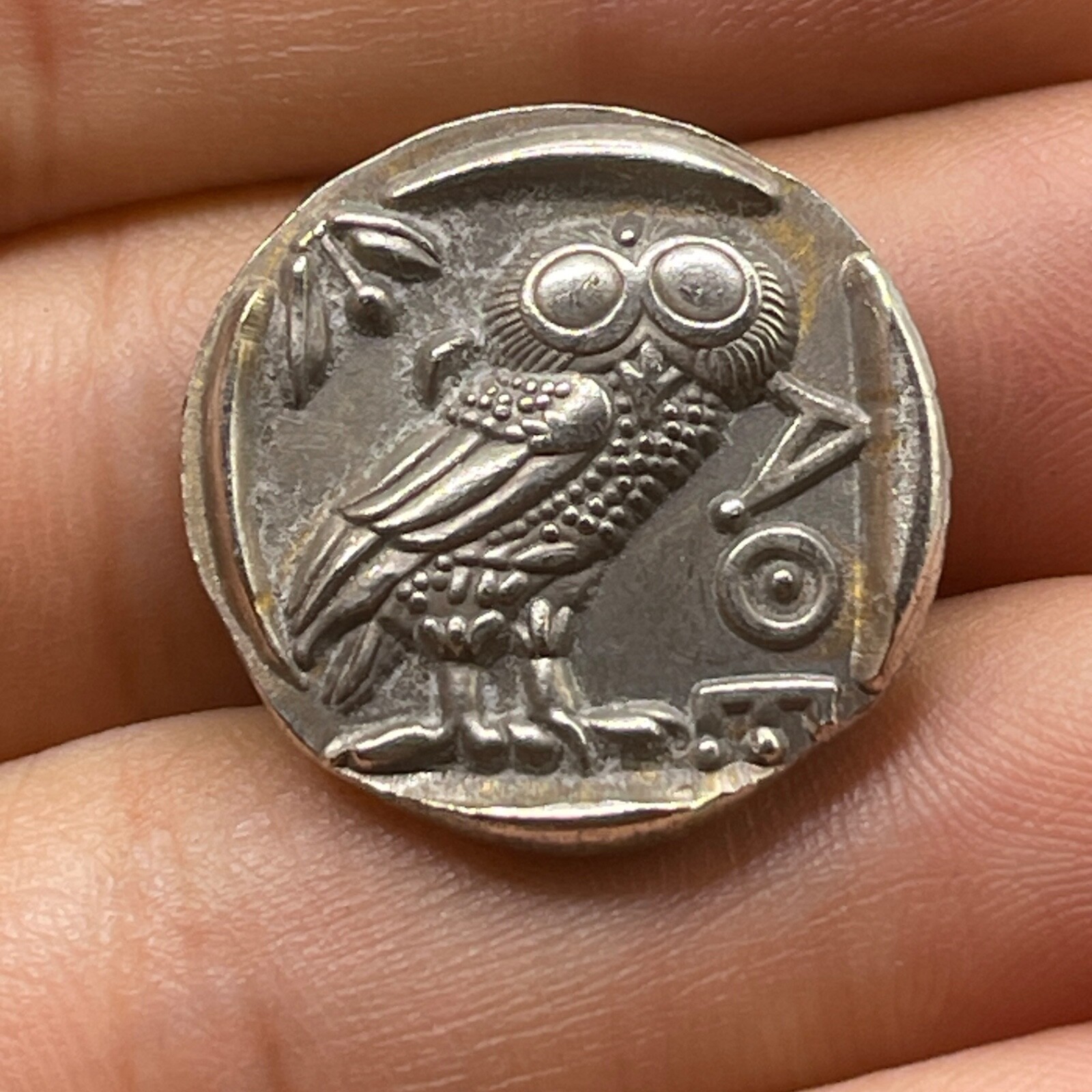 Athens Greece 440BC Ancient Bronze Greek AR Tetradrachm coin Athena owl