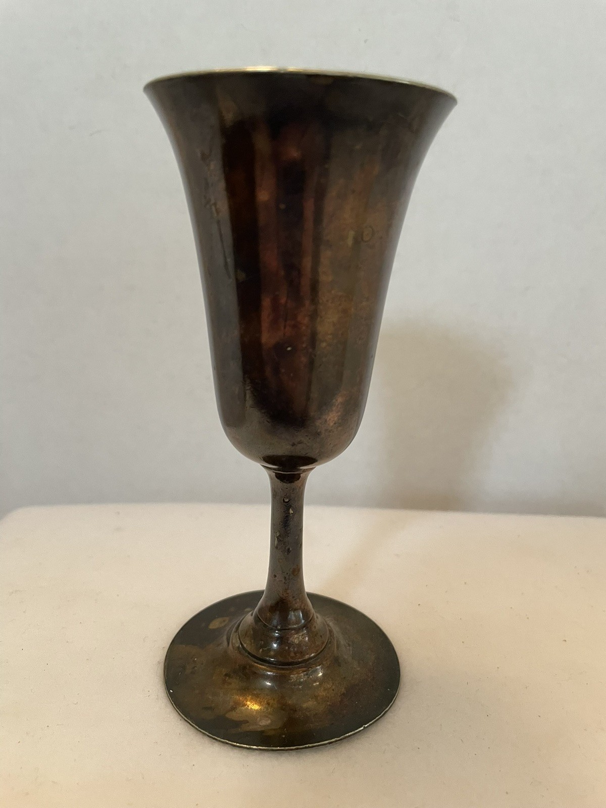 Goblet Antique Reed & Barton Silver Soldered Plated 1931 Senator Hotel Chalice