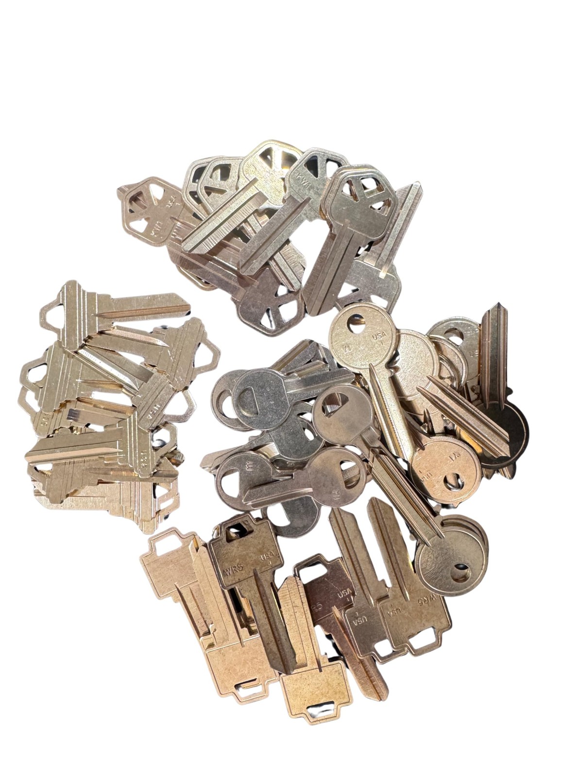 Residential Key Blank Assortment – 10 Each of 5 Most Popular Blanks for Homeo…