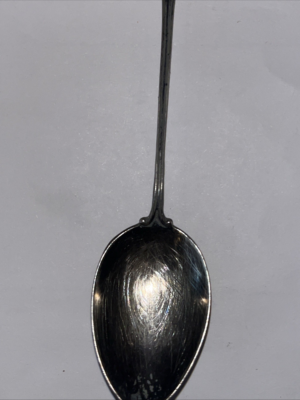 Sterling Silver Bermuda Souvenir Spoon Enamel Island As Found