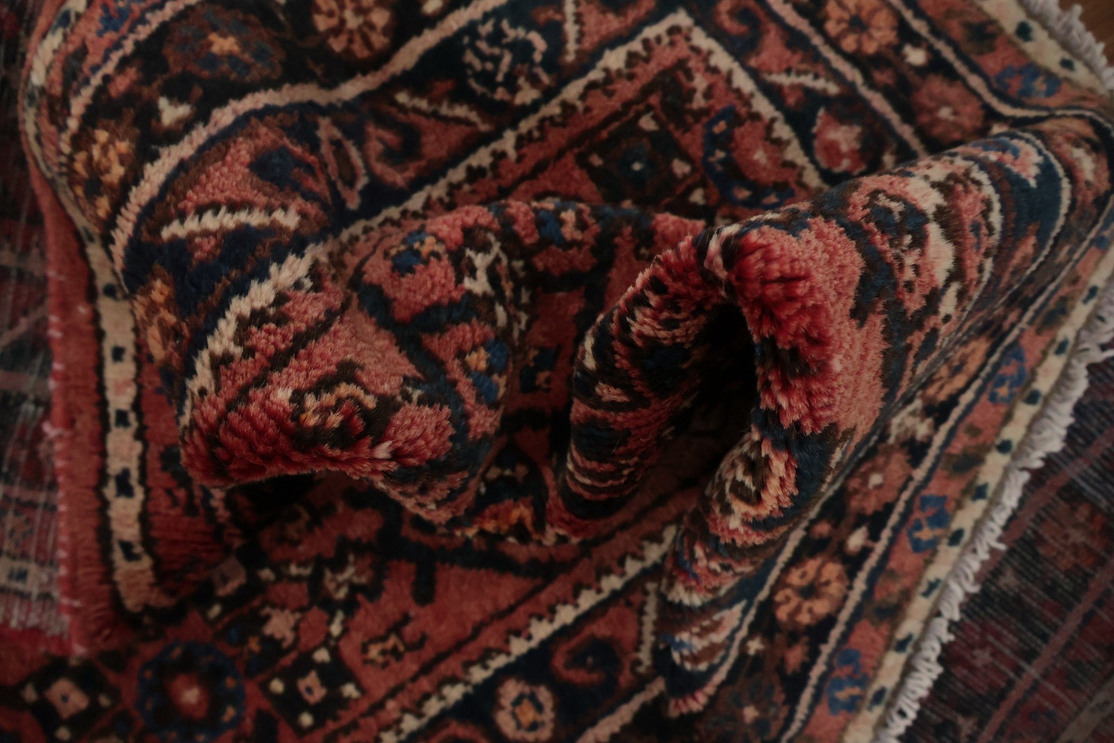 Elegant 10 ft Narrow Runner Rug 3×10 Rich Ornamental Design Handmade Wool Carpet