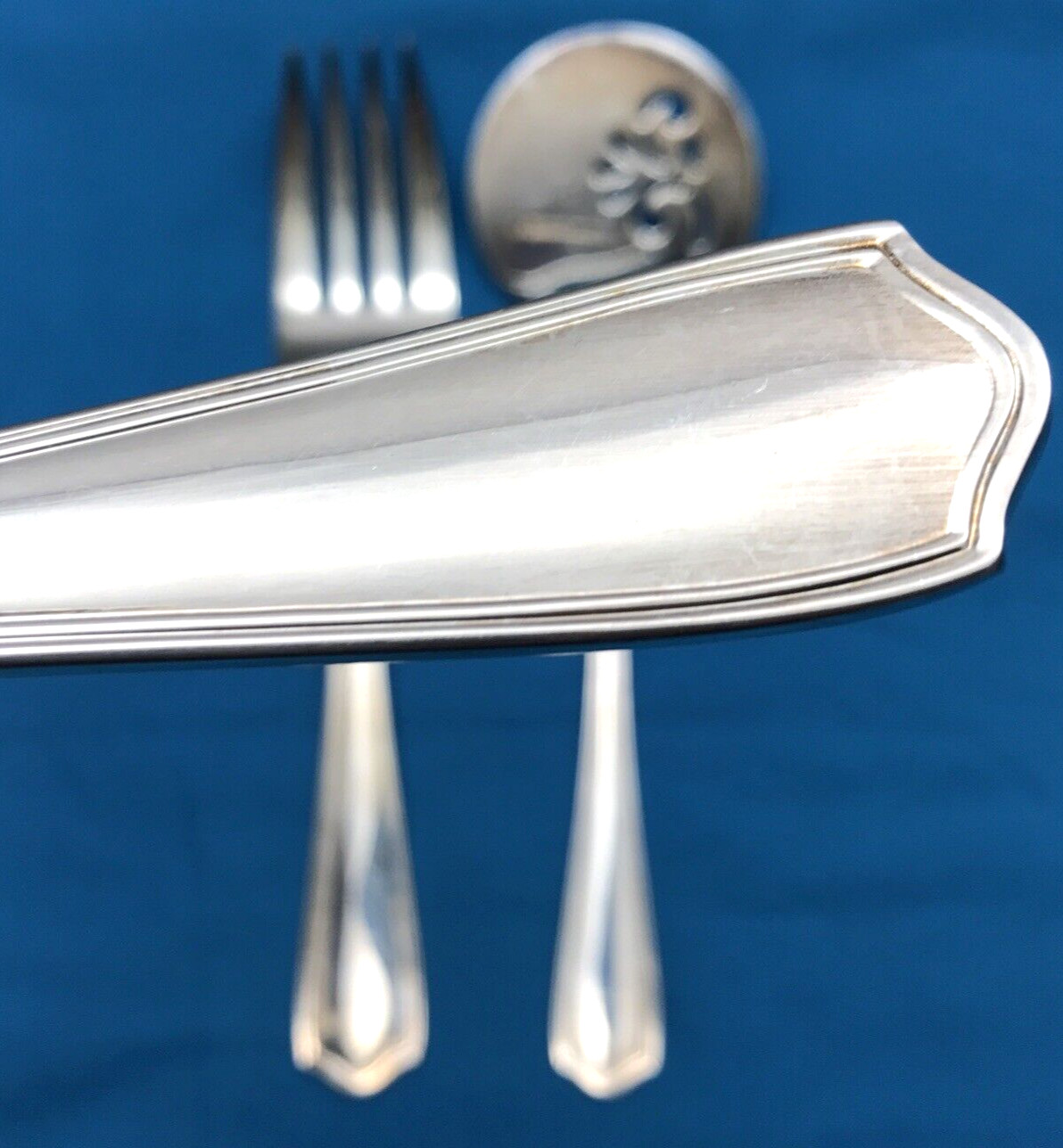 3 Pc KESWICK Silverplated SERVING PIECES Waterford Spoon Cold Meat Pastry Server