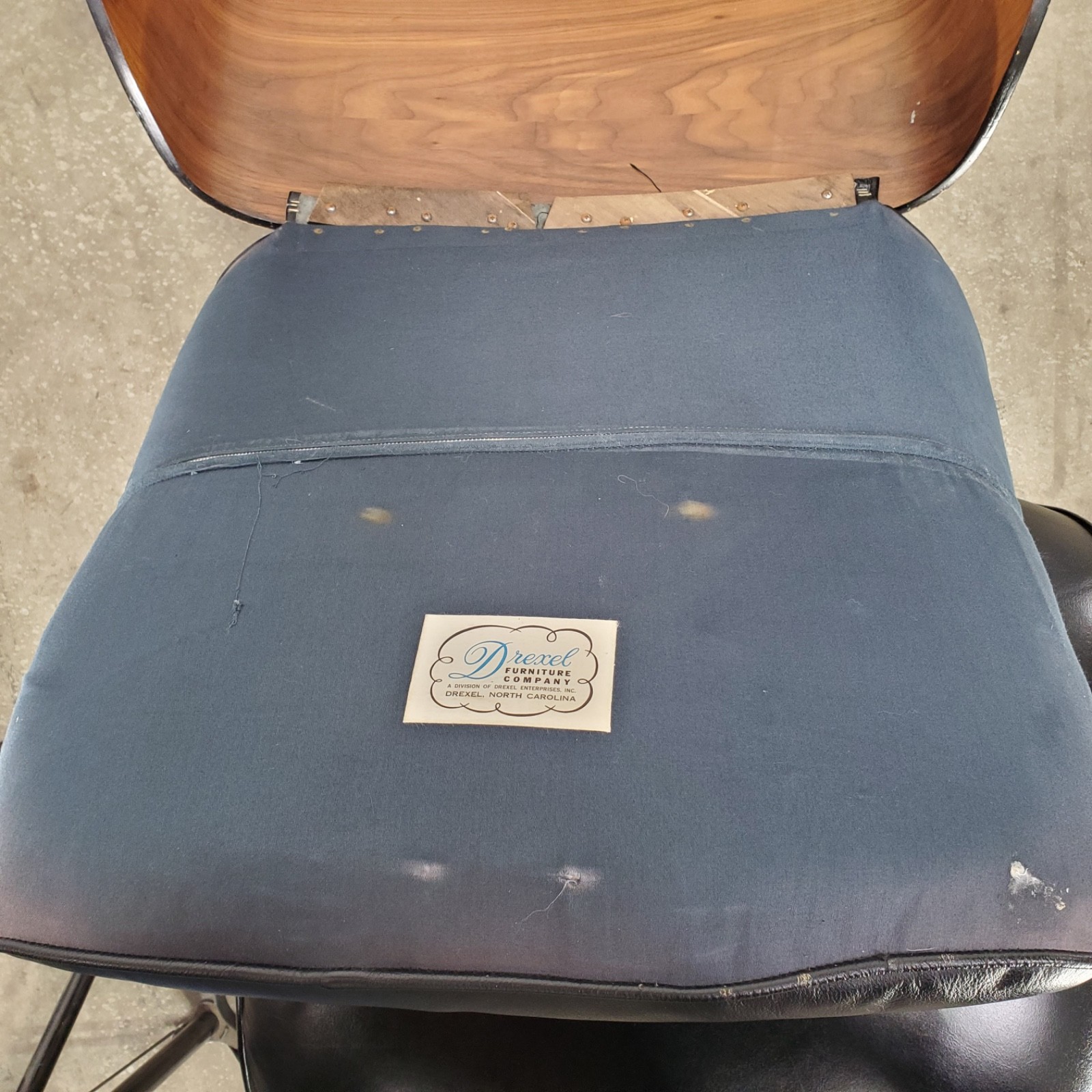 Drexel Declaration Lounge Chair & Ottoman By Kipp Stewart & Stewart Macdougall