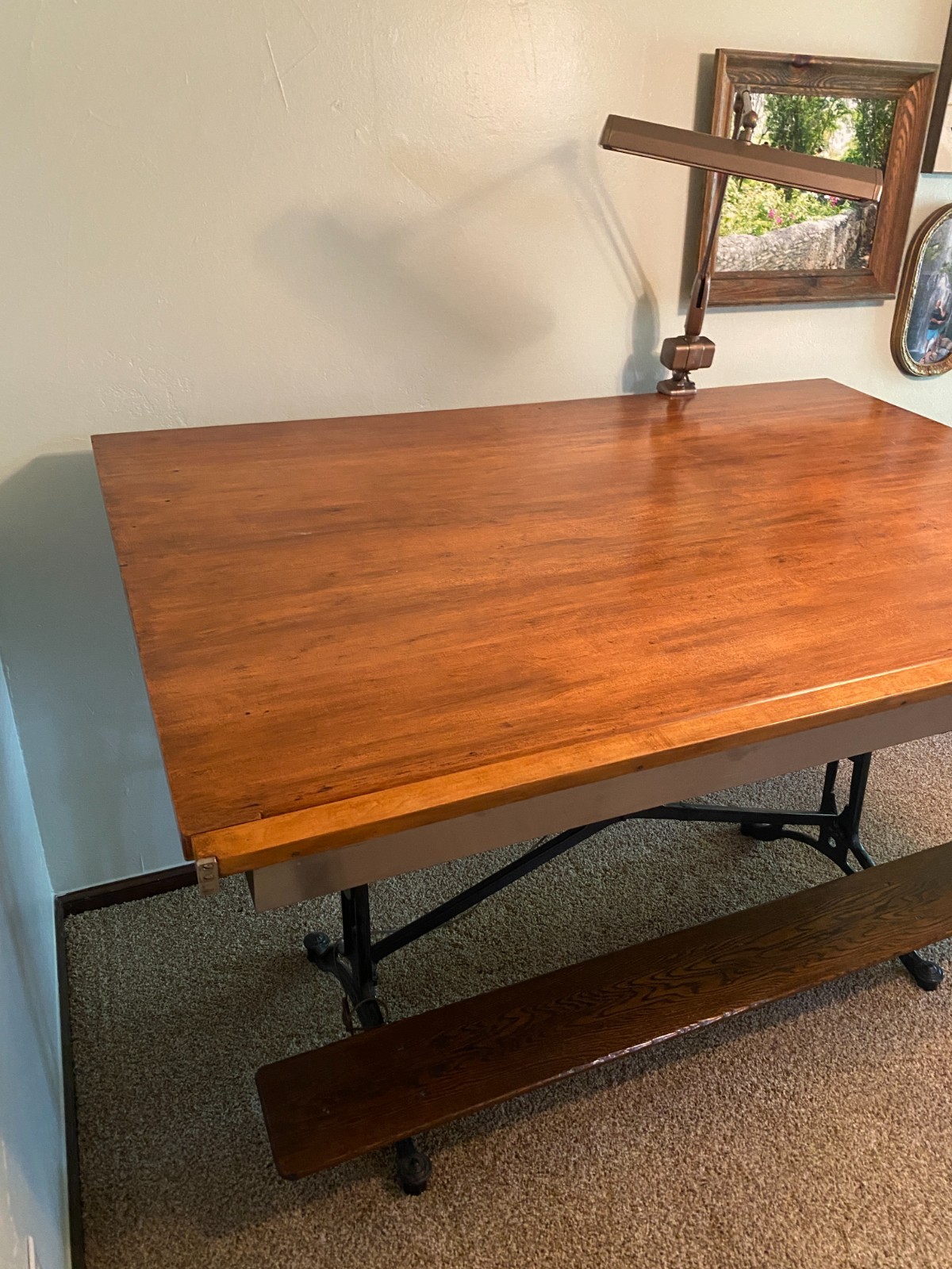drafting table vintage Keuffel & Esser K & E, American Eagle Drafting Table