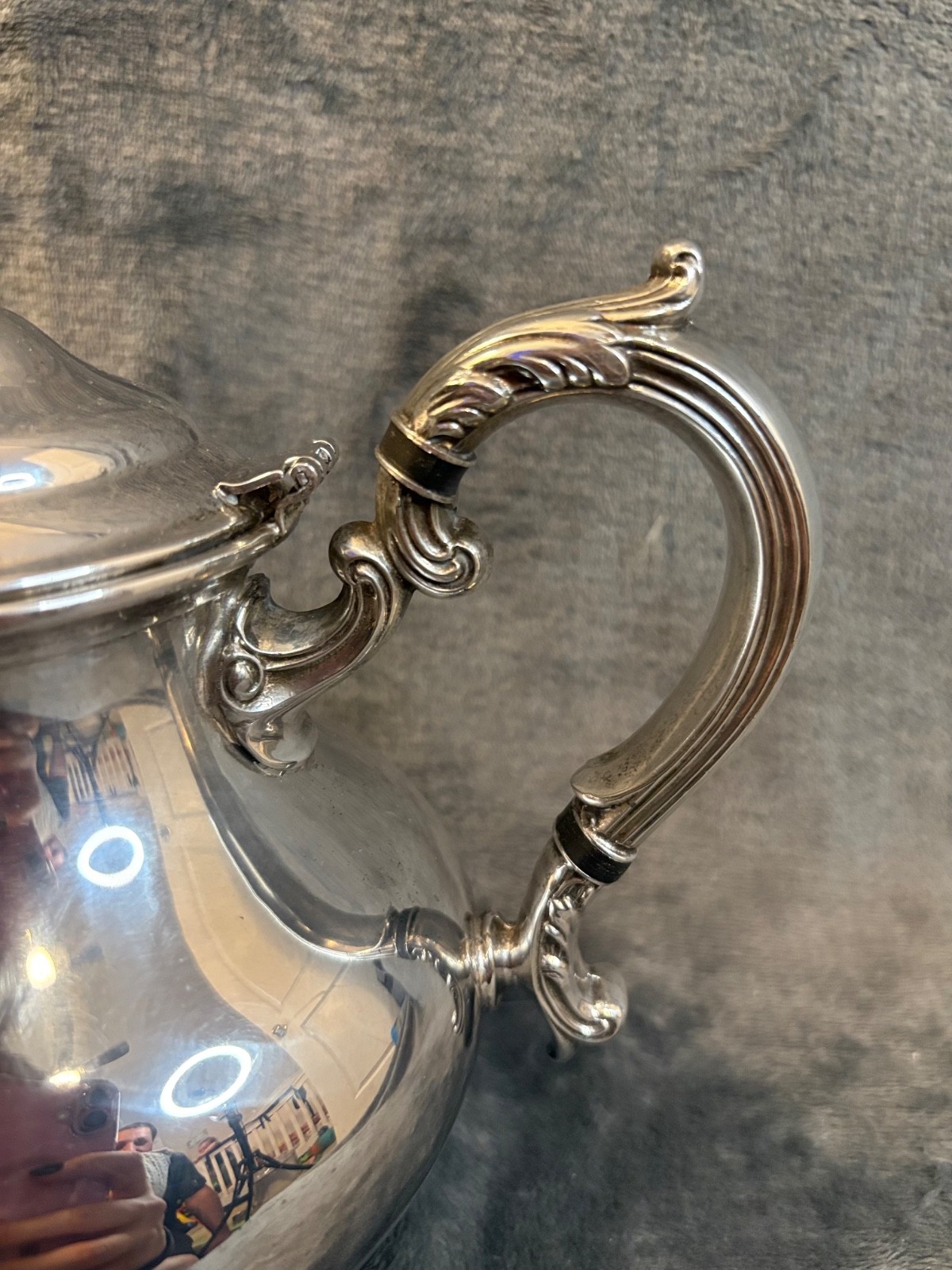 Gorham Duchess YC 1902-C Hand Chased 3 Pint Silver EP Coffee Vintage Teapot