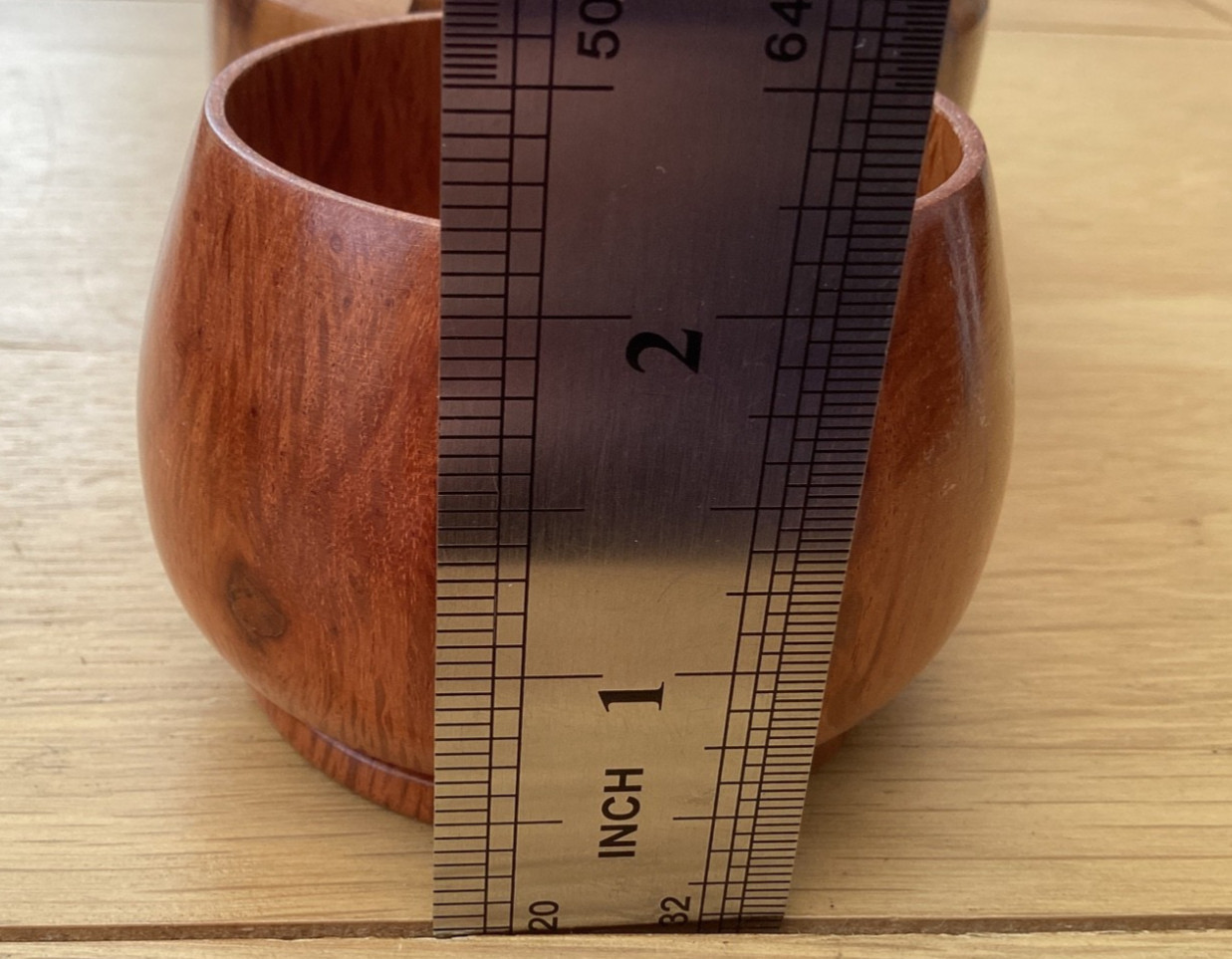 Small Handturned Pot from Australia using Sheook wood By N.A Basden #B24