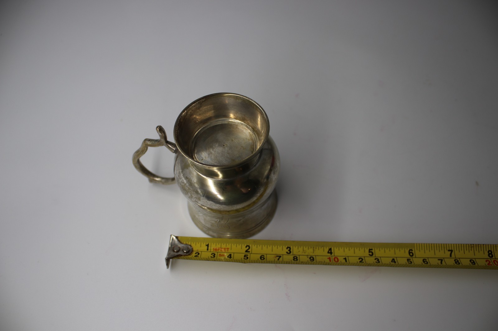 Royal Perfection Silver Plate Goblet cup mug pink velvet presentation case box