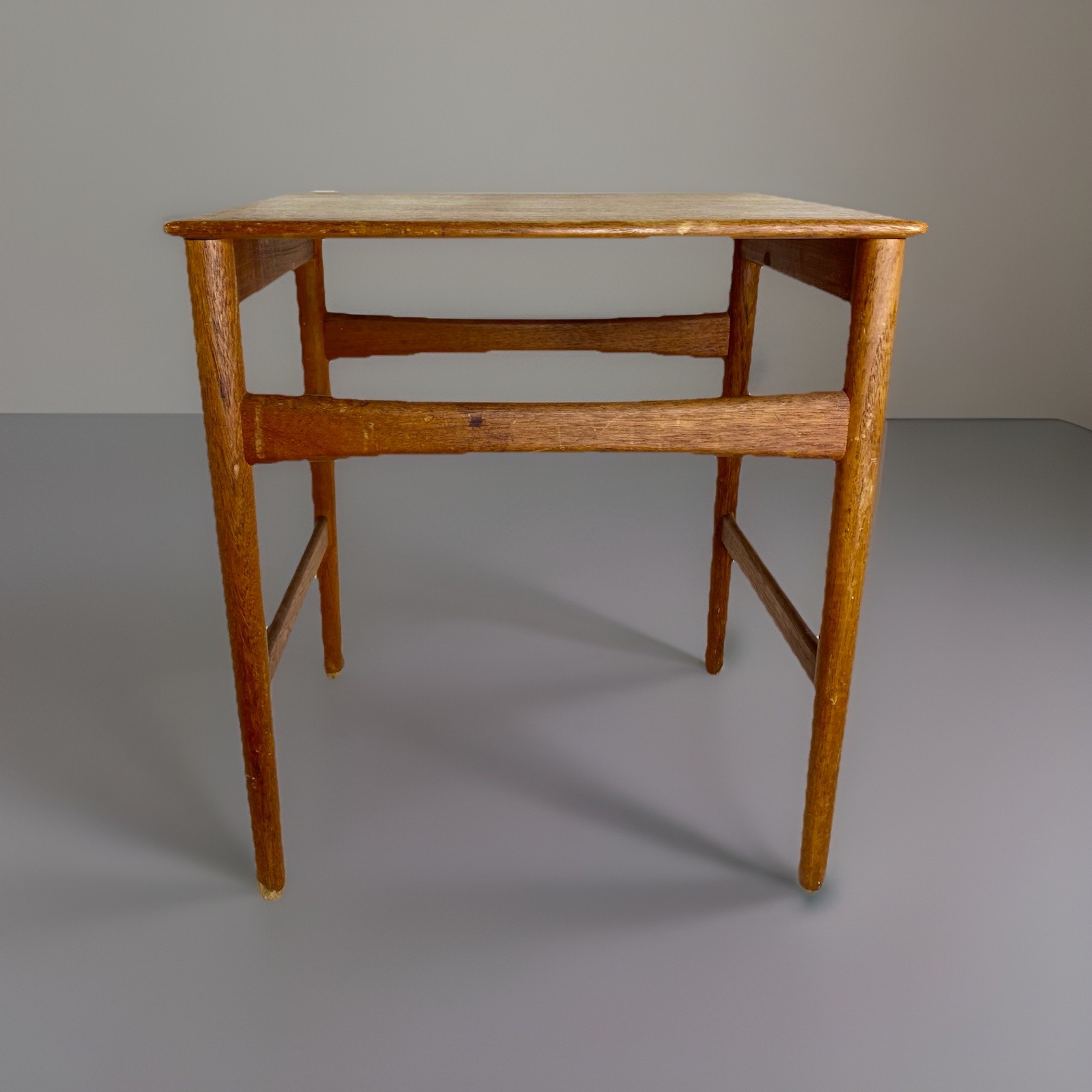 Hans Wegner for Andreas Tuck AT-40 Solid Danish Solid Teak Side Accessory Table