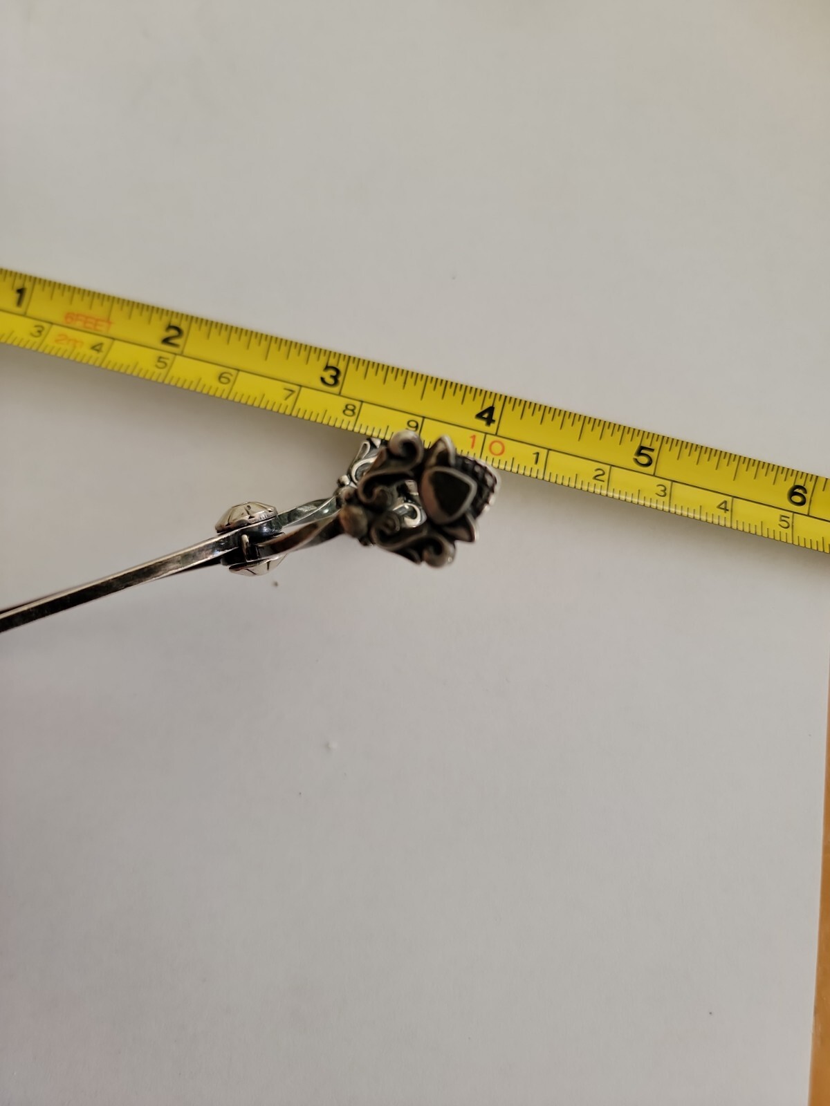 GEORG JENSEN Denmark Solid Sterling Silver ACORN 3.75″ Sugar Ice Tongs
