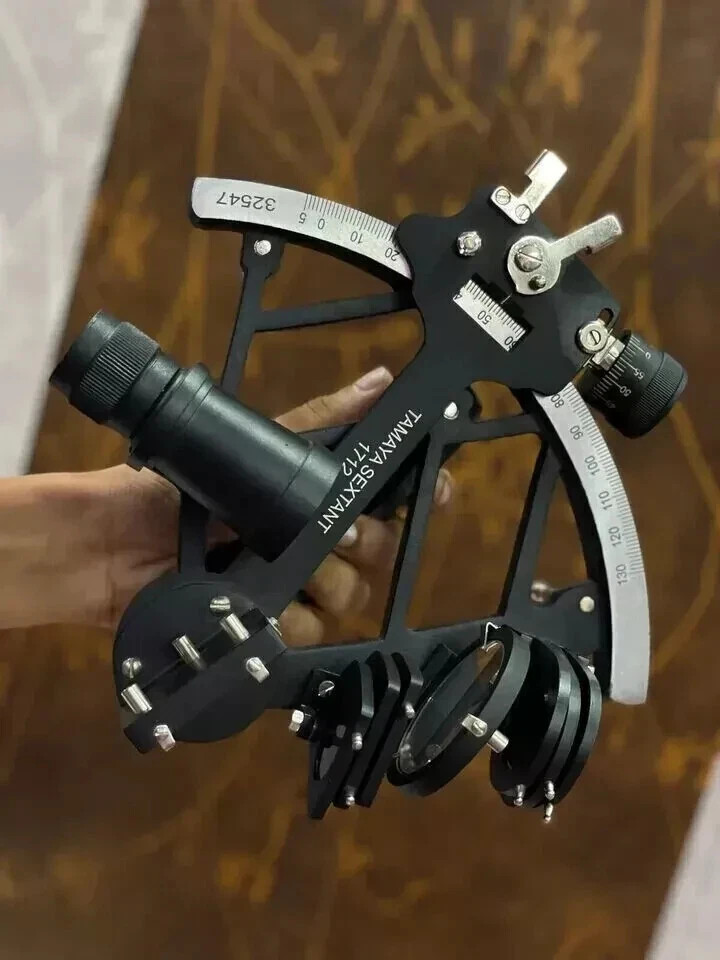 Tamaya Sextant 1712 9″ Black Marine Navigation Tool Working Nautical Sextant