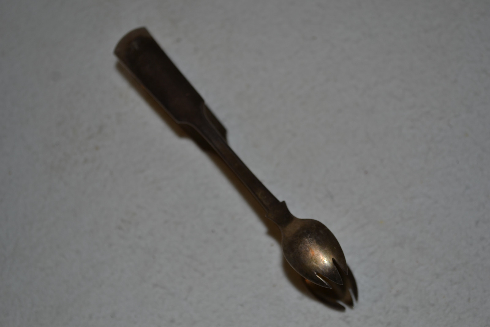 ANTIQUE ENGLISH 1849 STERLING SILVER SUGAR ICE TONGS 6″ HALLMARK THOMAS WHEATLEY