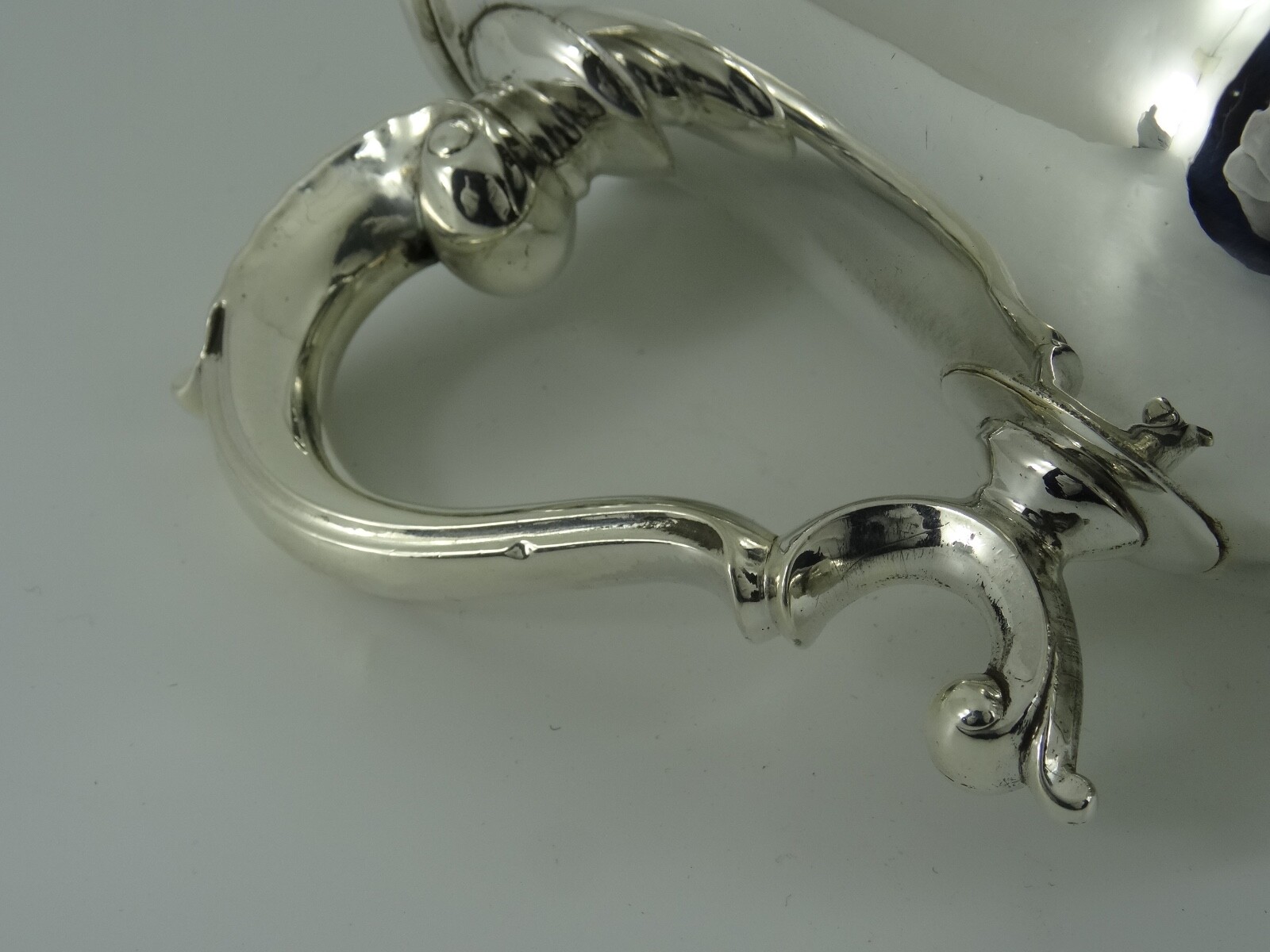 SOLID STERLING SILVER LARGE ENGLISH ANTIQUE GEORGE II TANKARD LONDON 1754 400G