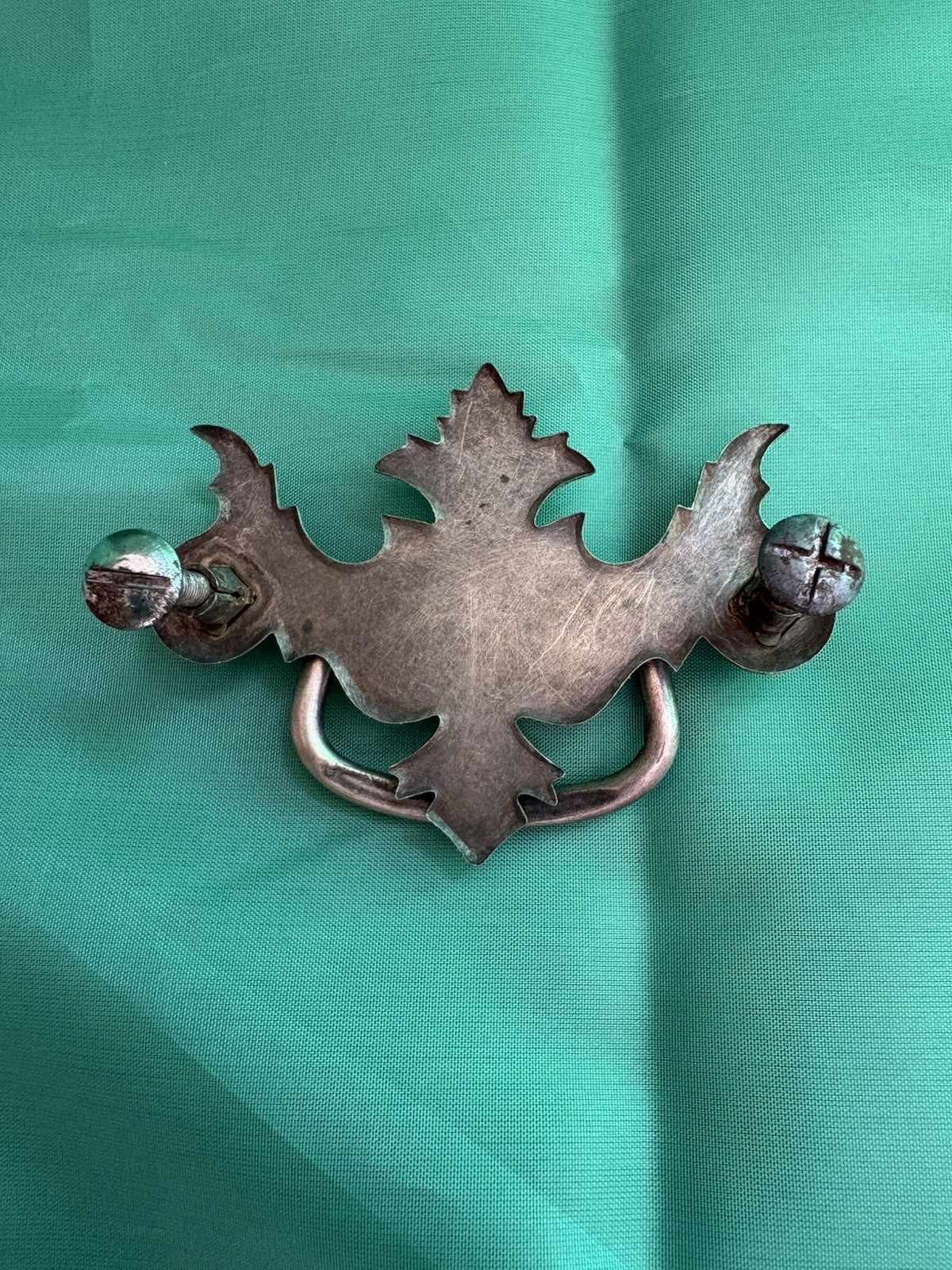 Brass Plated Antique Hardware Colonial Chippendale drawer pull 2.5″ Center (1)