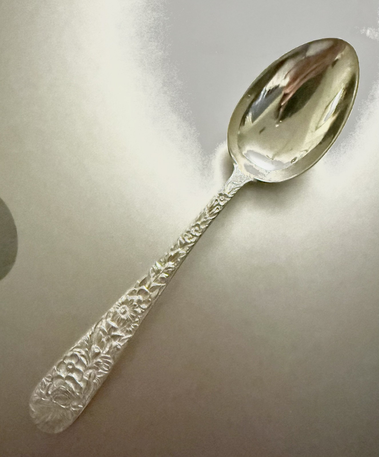 S kirk and son repousse soup large spoon