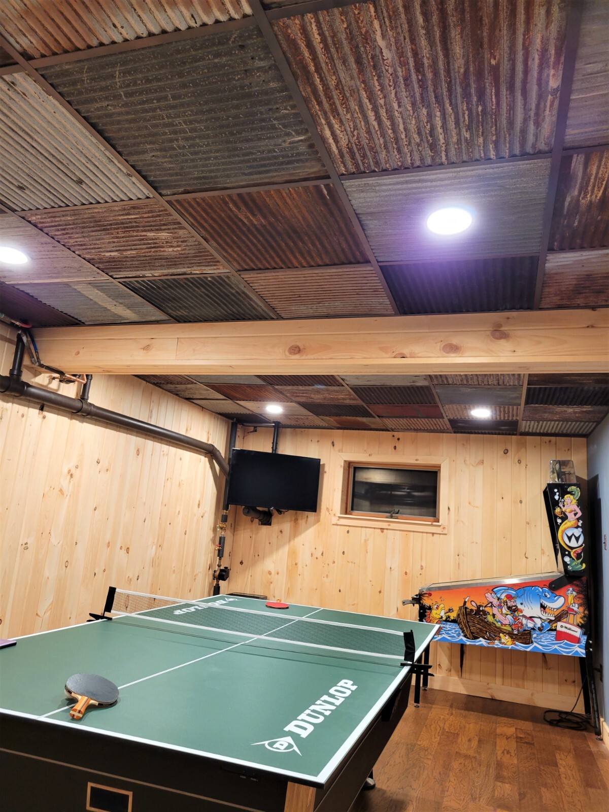 10 pcs. 2 x 2 (40 sq. ft.) DROP CEILING TILES RECLAIMED CORRUGATED BARN ROOFING