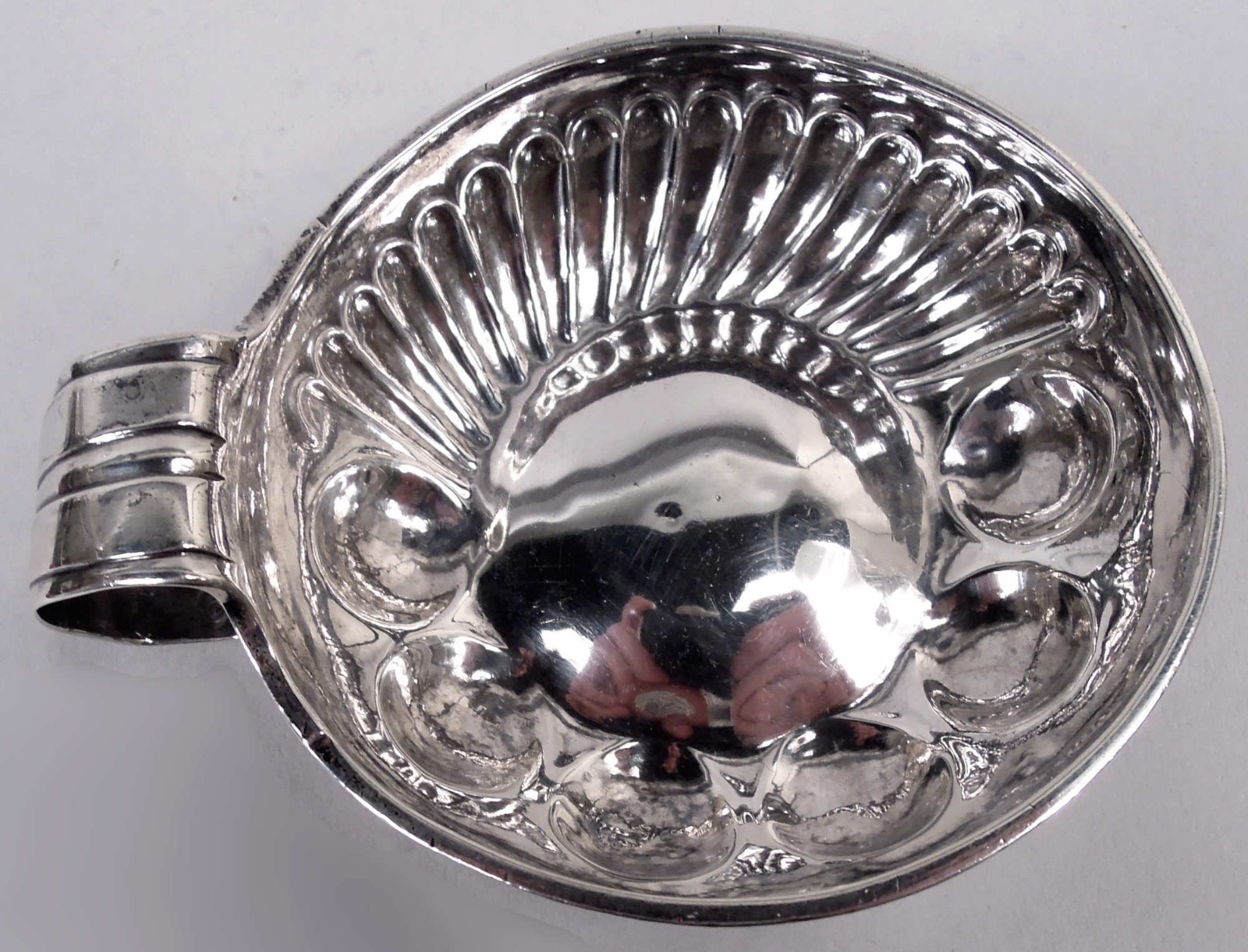 Antique Wine Taster Restauration Tastevin French Provincial Silver 1819/38