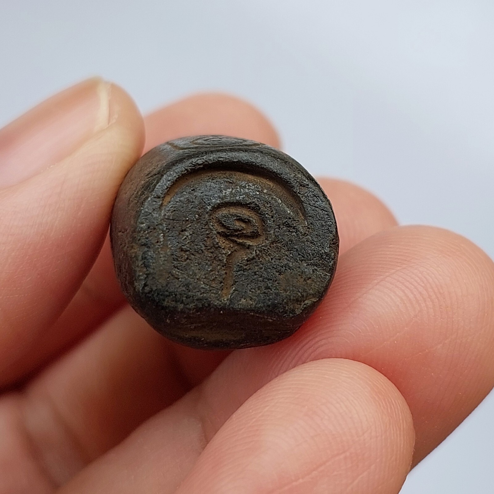 Buddha Phra Kring Khong Takhian Old Thai Amulet 22nd-23rd Buddhist Century