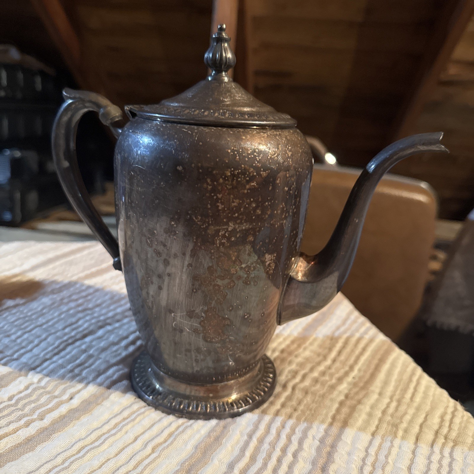 Vintage F.B. Rogers Silver Co Trademark 1883 Coffee Tea Pot Silver Plated 2670