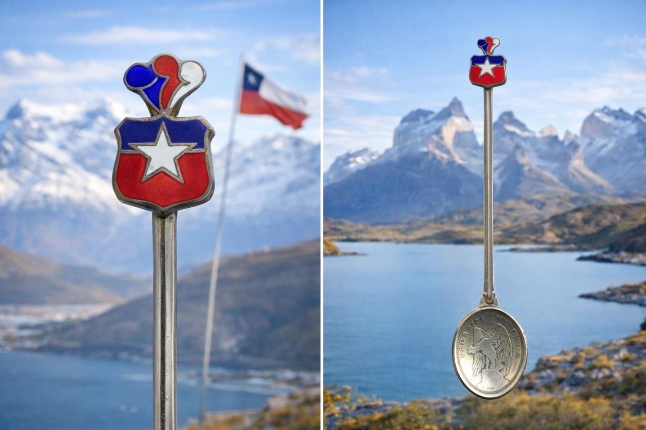 Cuchara de colección Plata de Chile
