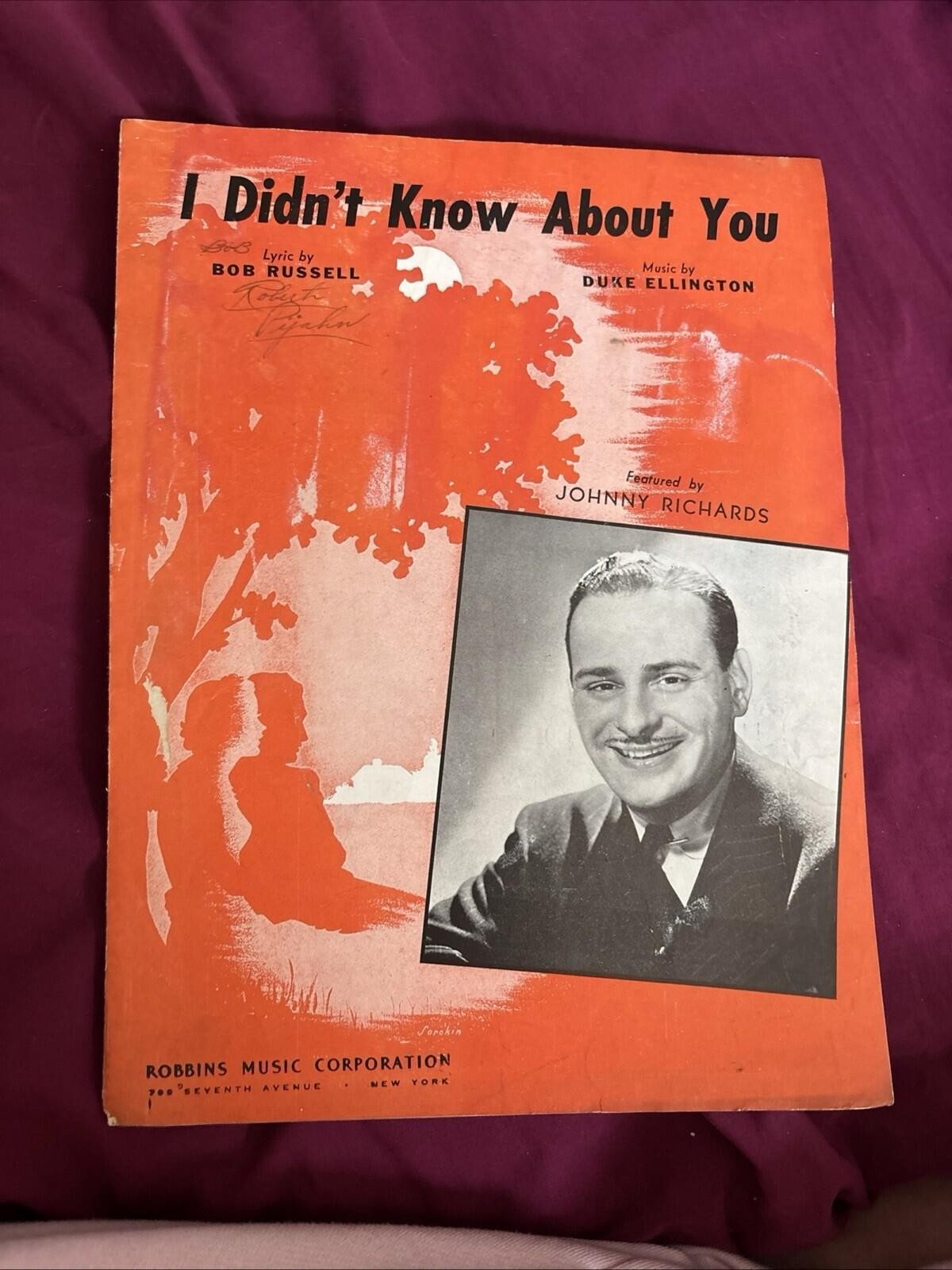 1944 Duke Ellington I don’t know about you music