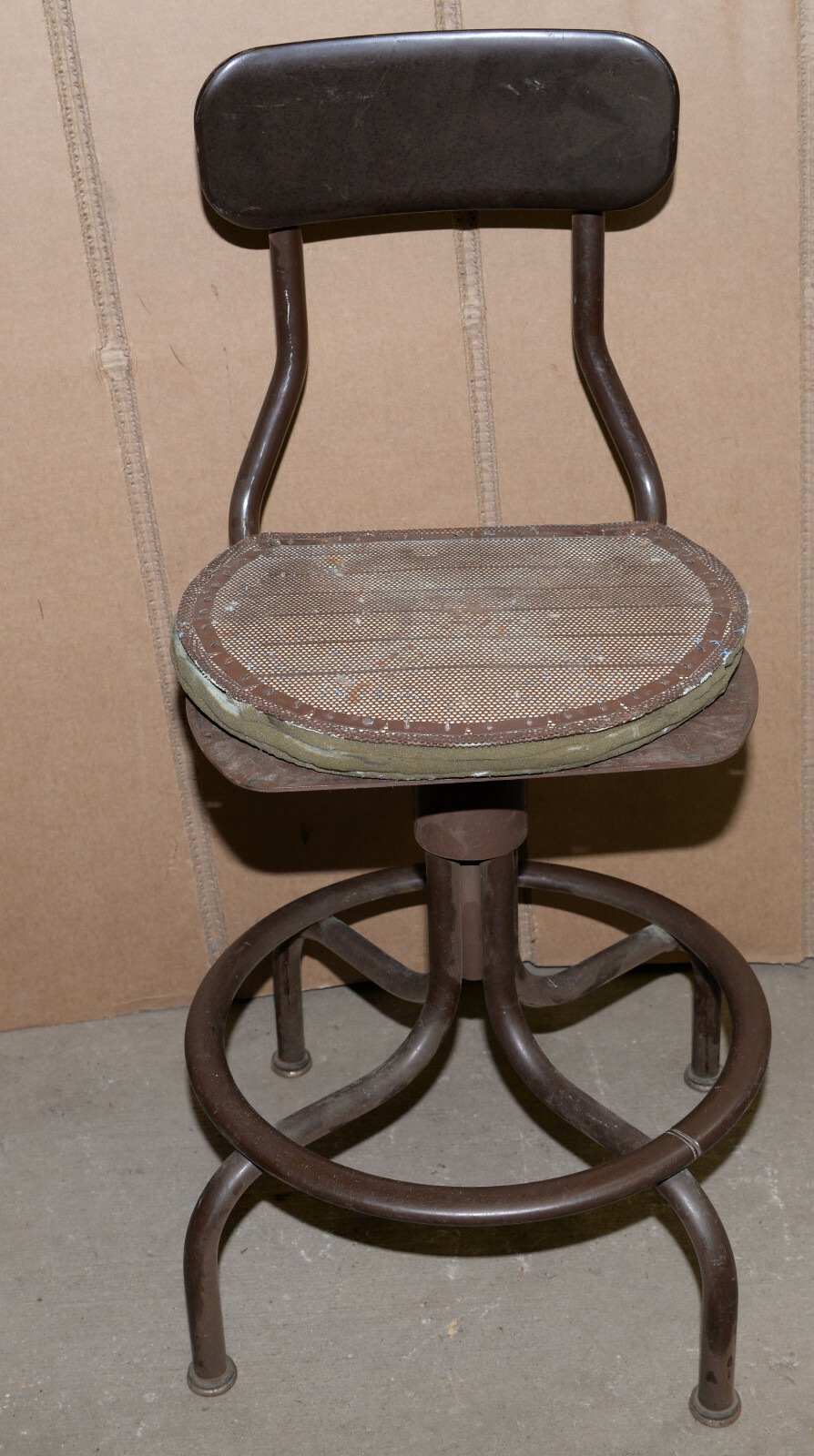 Sturgis Posture chair industrial swivel drafting desk stool collectible machine
