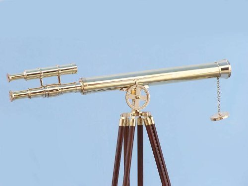 Christmas 64″ Height Adjustable Standing Tripod Stand Telescope ~ Maritime Ar