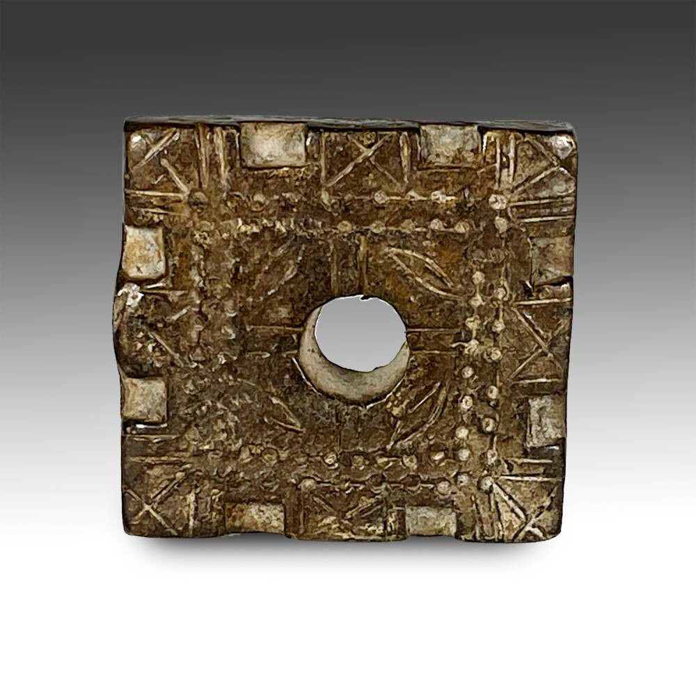 AFRICAN GOLD WEIGHT BRONZE ASHANTI GHANA WEST AFRICA 19TH C. OR EARLIER