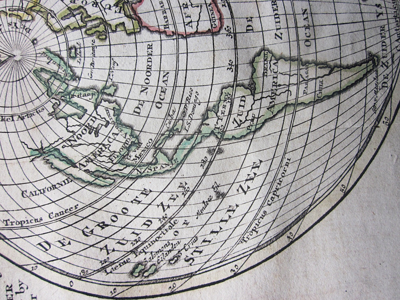 1788 Keizer World Map Antique Cordiform California Island New Holland N Pole