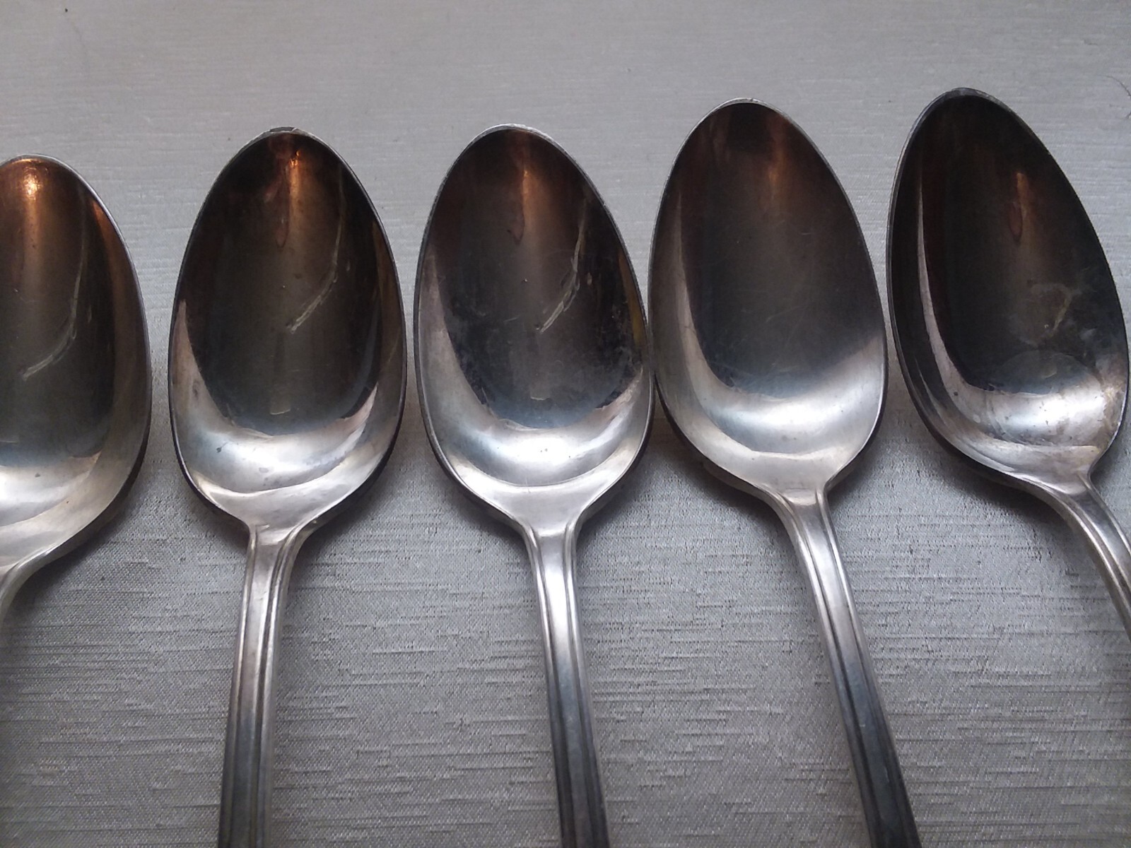 8 International Holmes & Edwards FIRST LADY Silverplate Tablespoon 7″L 1933