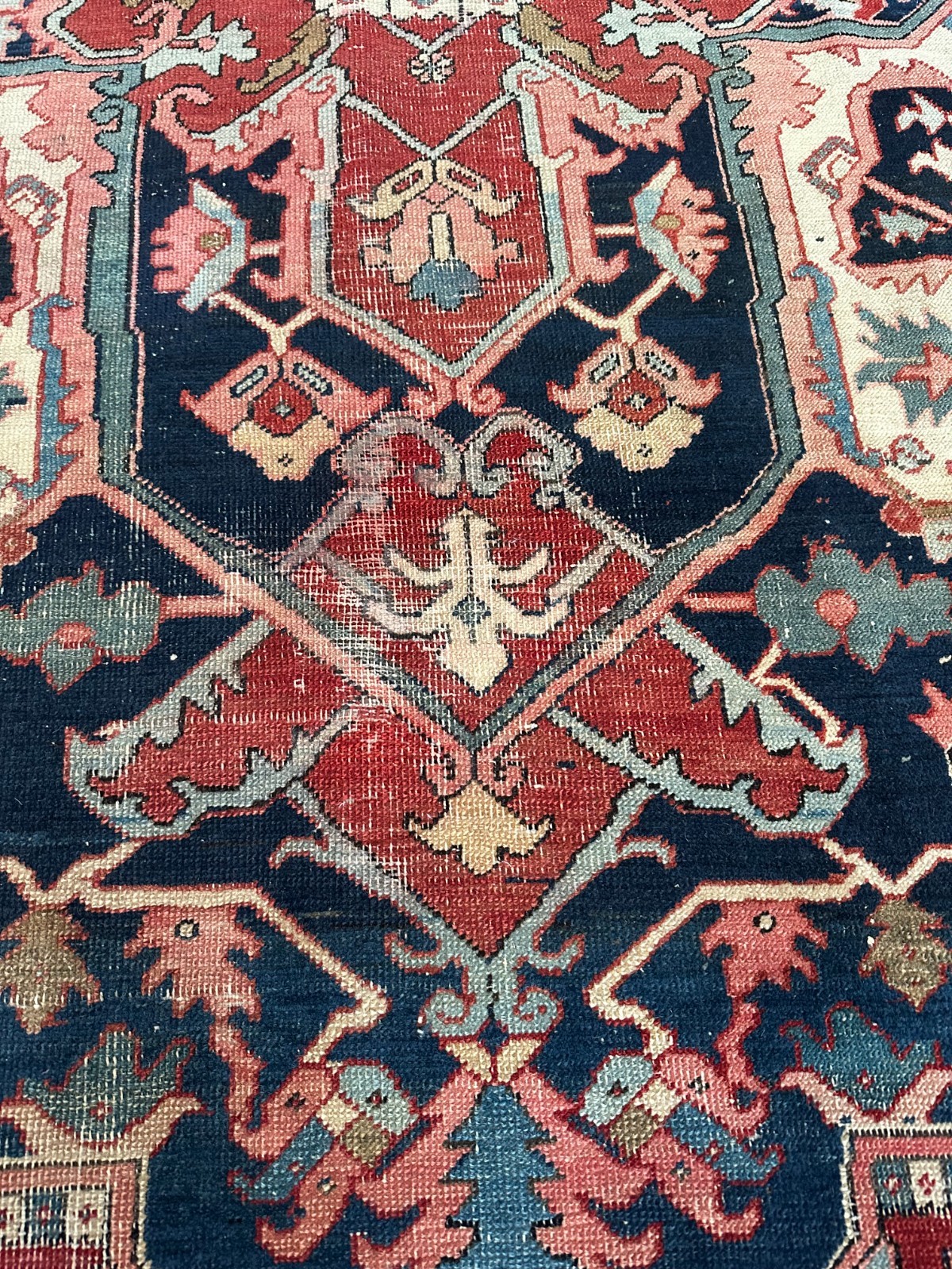 Antique 1910 Tribal Oriental Rug, Excellent Condition, Vegetable Dyes, 11×16