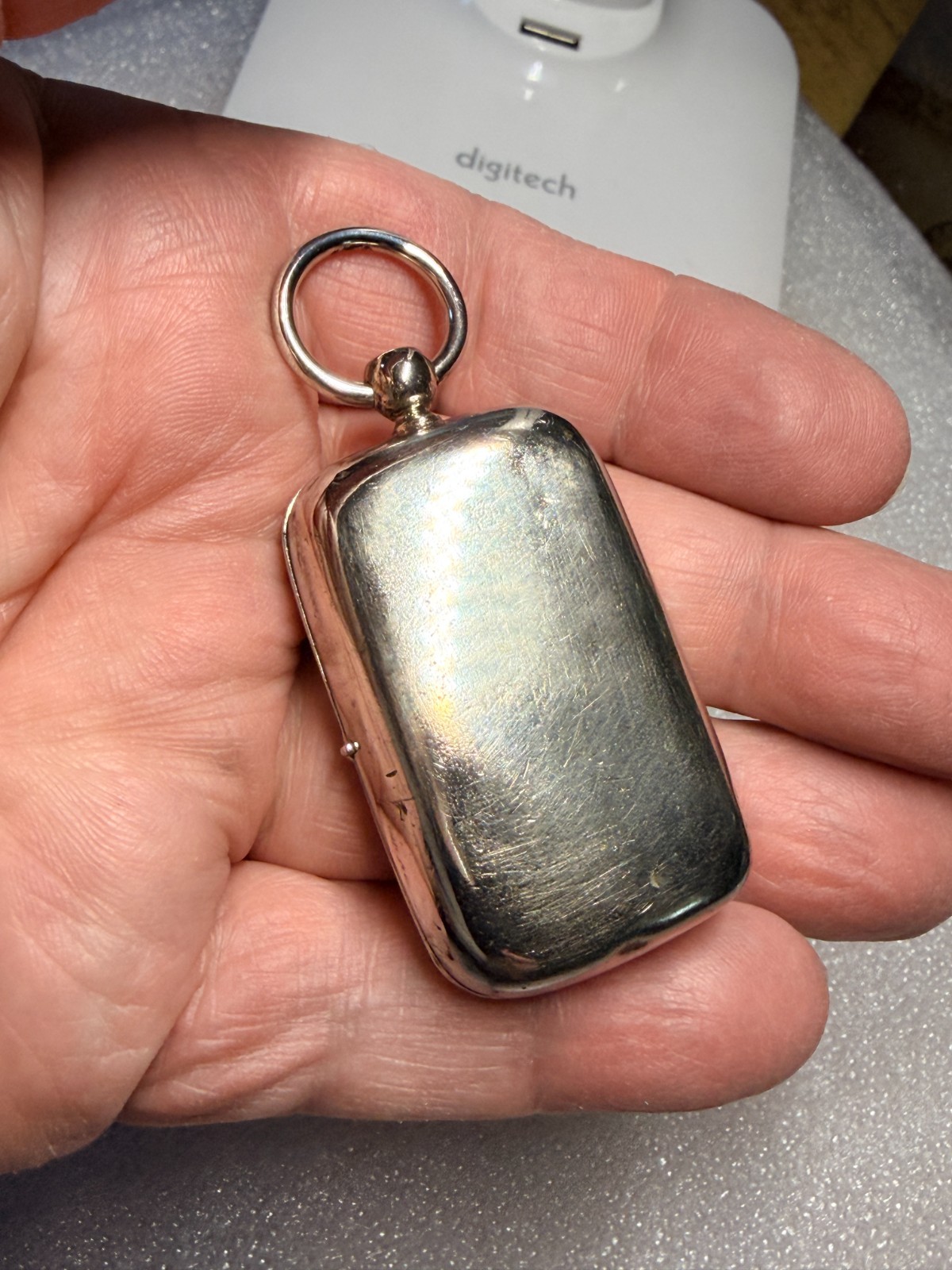 Vintage Silver Plated Double Sovereign Holder