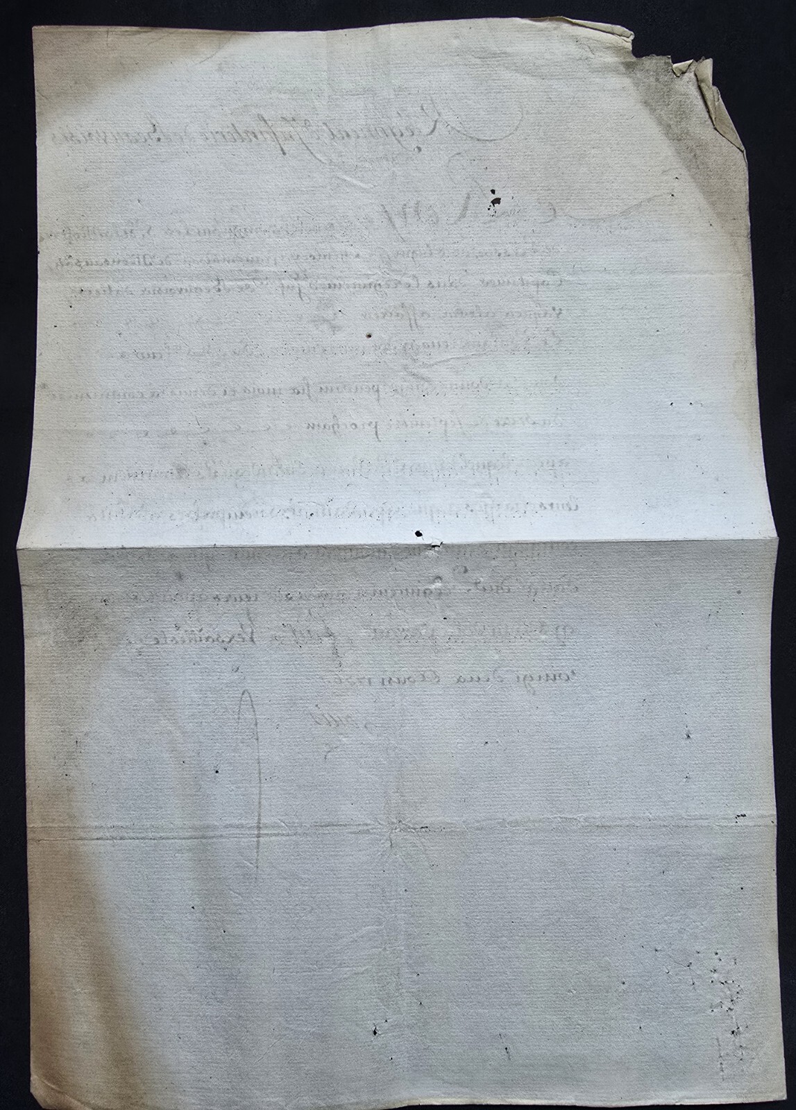 LOUIS XV SIGNED FURLOUGH FOR 6 CAPTAINS IN THE BEAUVAISIS INFANTRY REGIMENT 1756