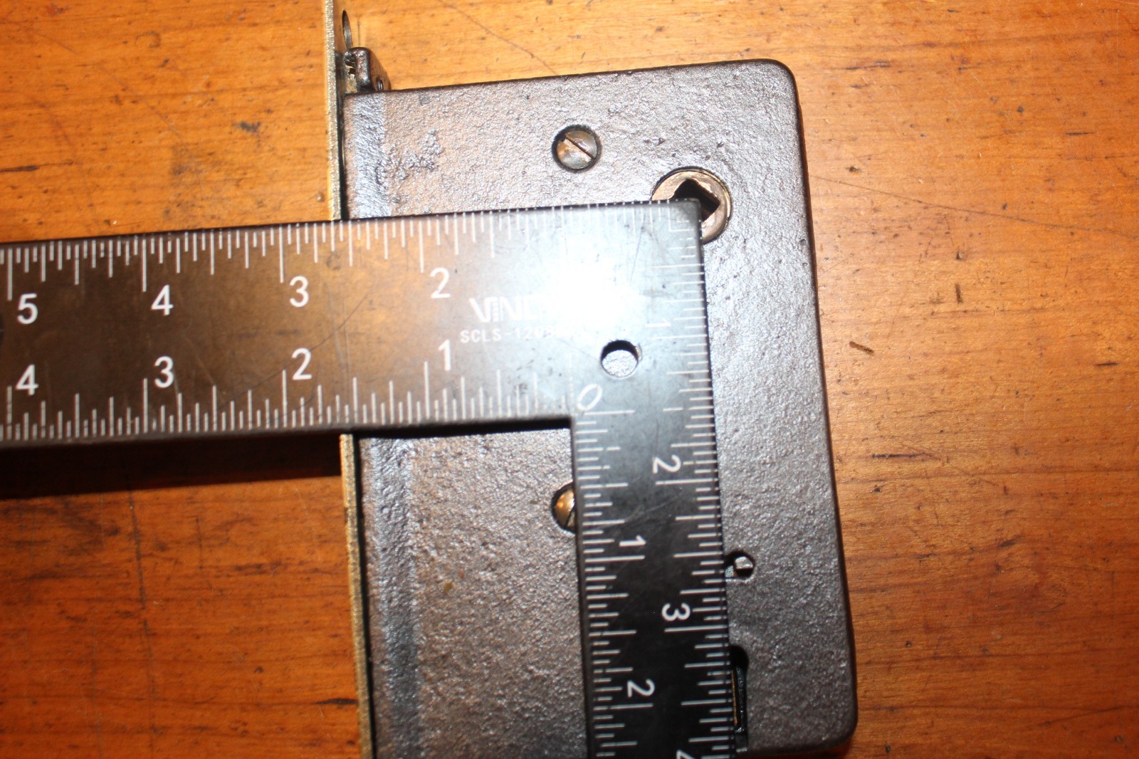 Refurbished Antique Unbranded Cast Push Button Mortise R-105