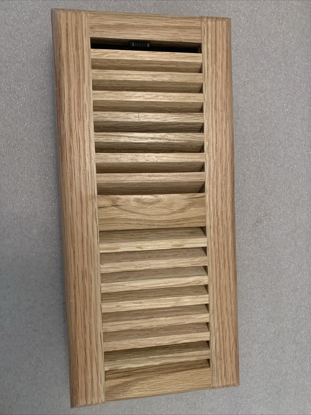 Floor Register, 4 x 10-Inch, Natural Colored Wood, White Oak