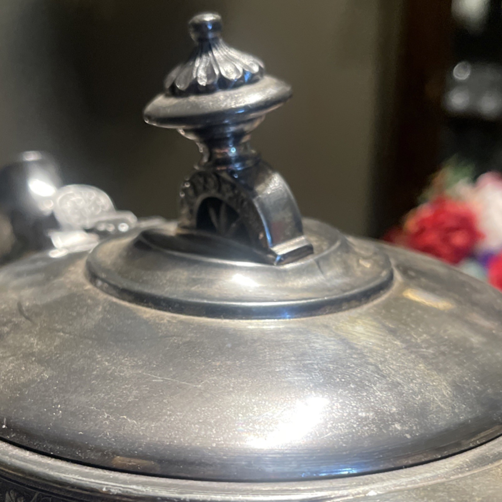 Antique Quadruple Plate Wilcox Silverplate Company, Hot Water, Design #355