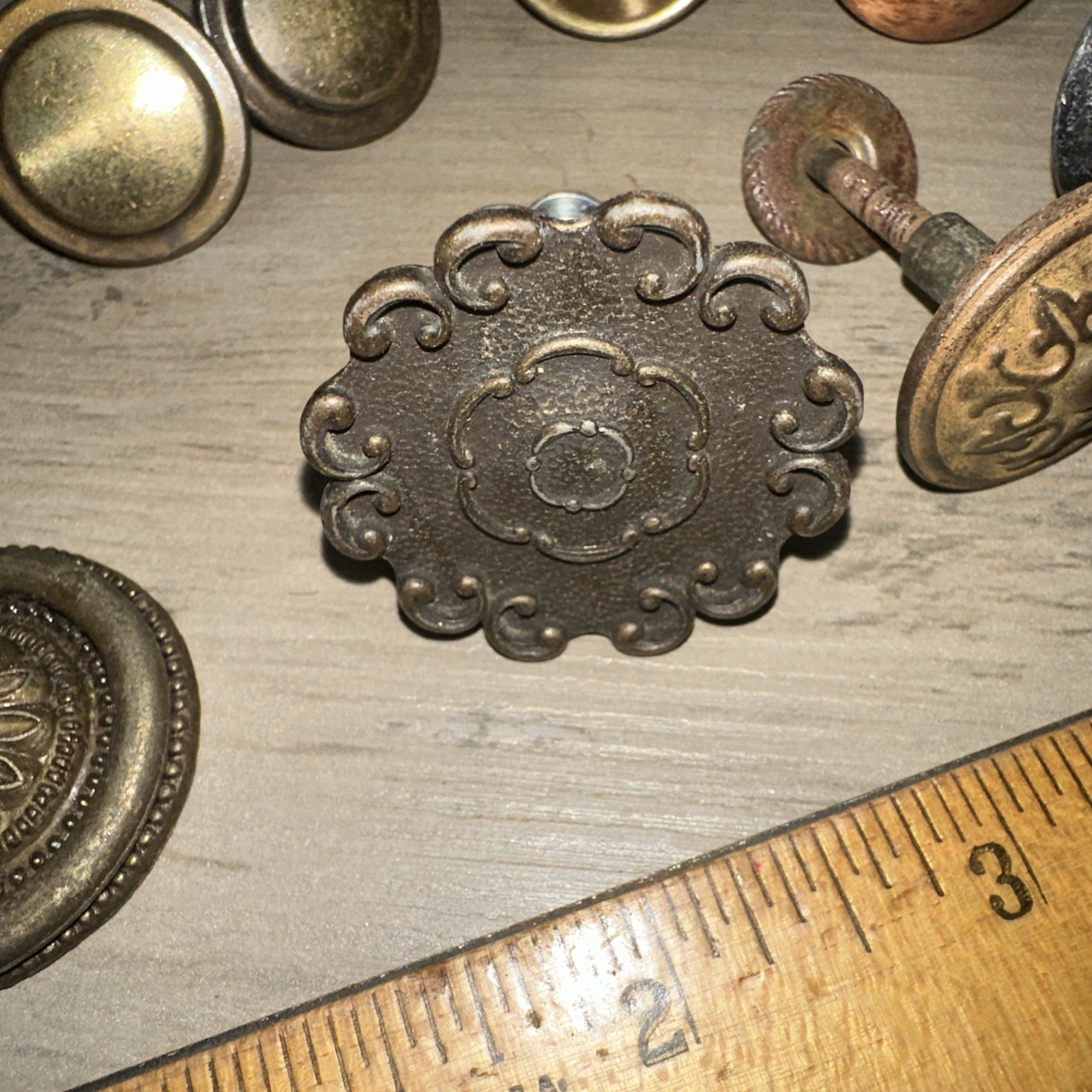 Eight Round Drawer Pulls, Various Styles & Sizes! Reclaimed Hardware