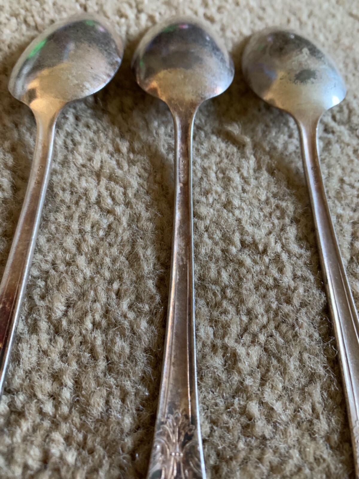 3 RCCO Avalon Silverplate Teaspoons
