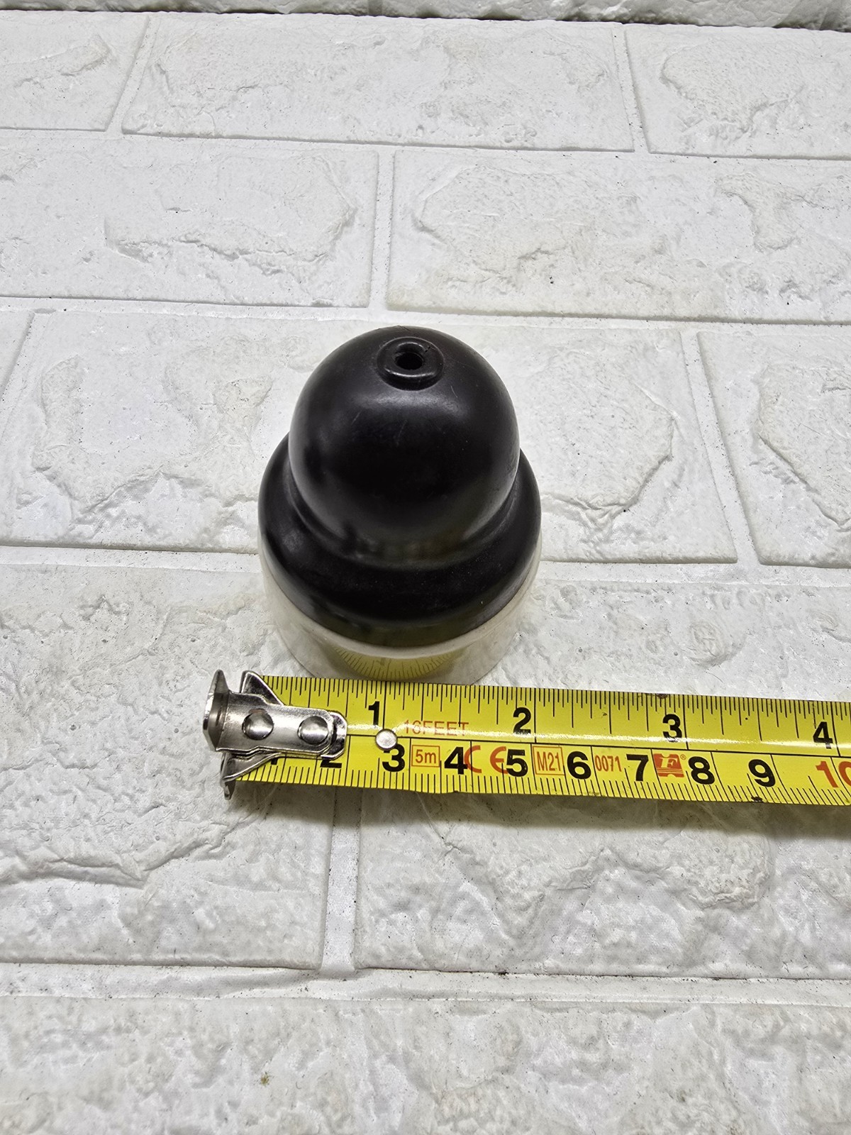 2 1930s Ceiling Pull Light Switches Vitreous Bakelite Brown White 1 Way 2 Way Mk