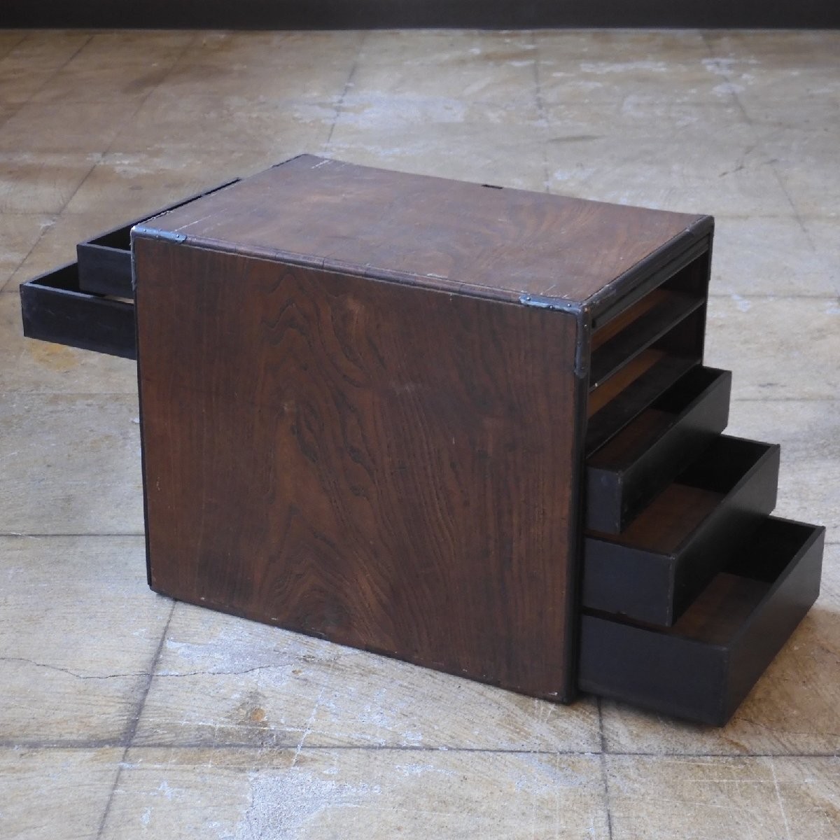 Mulberry and rosewood double-sided drawer small chest HK-a-06115 Antique chest