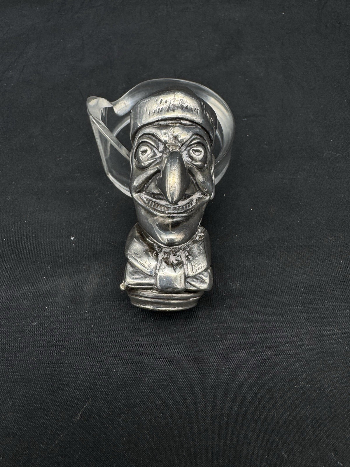 VINTAGE 1997 DAVID A. BOWIES ENGLISH STERLING SILVER PUNCH MATCH SAFE, 139 g