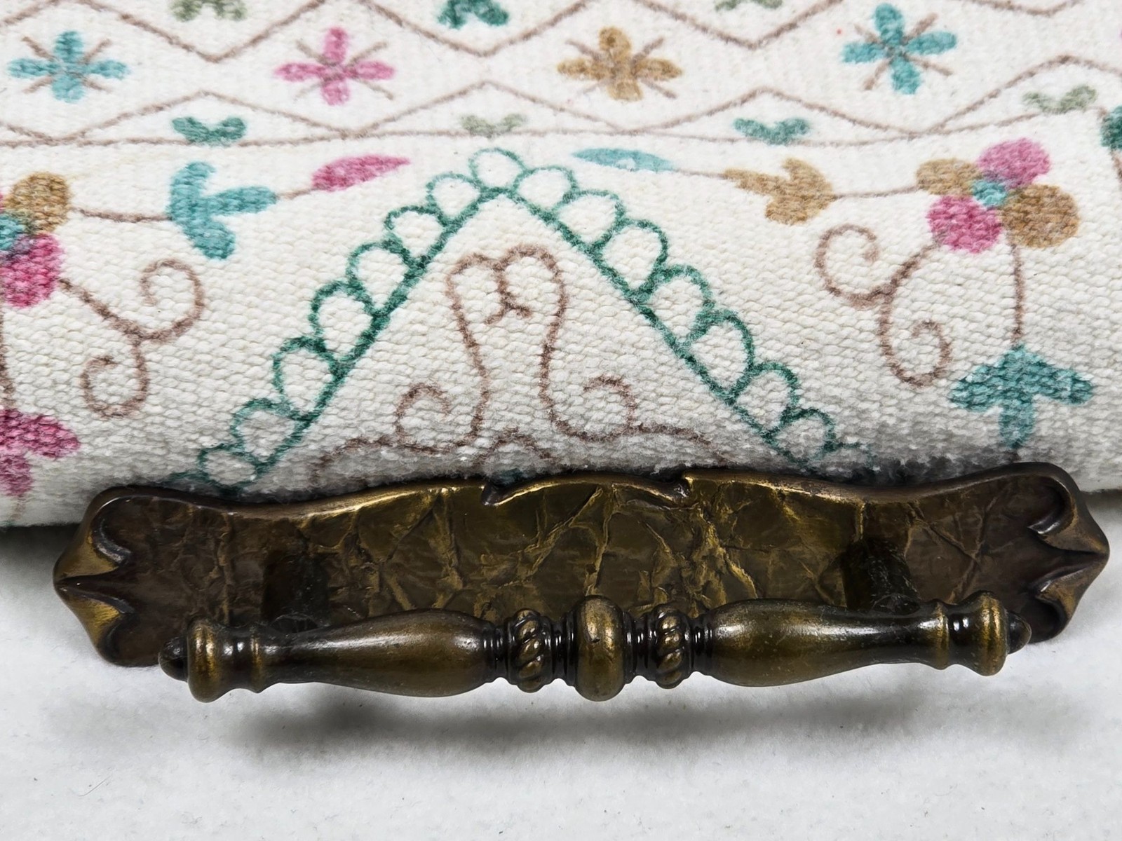 Vintage Amarock Bronze Carriage House Cabinet Drawer Handle Pull