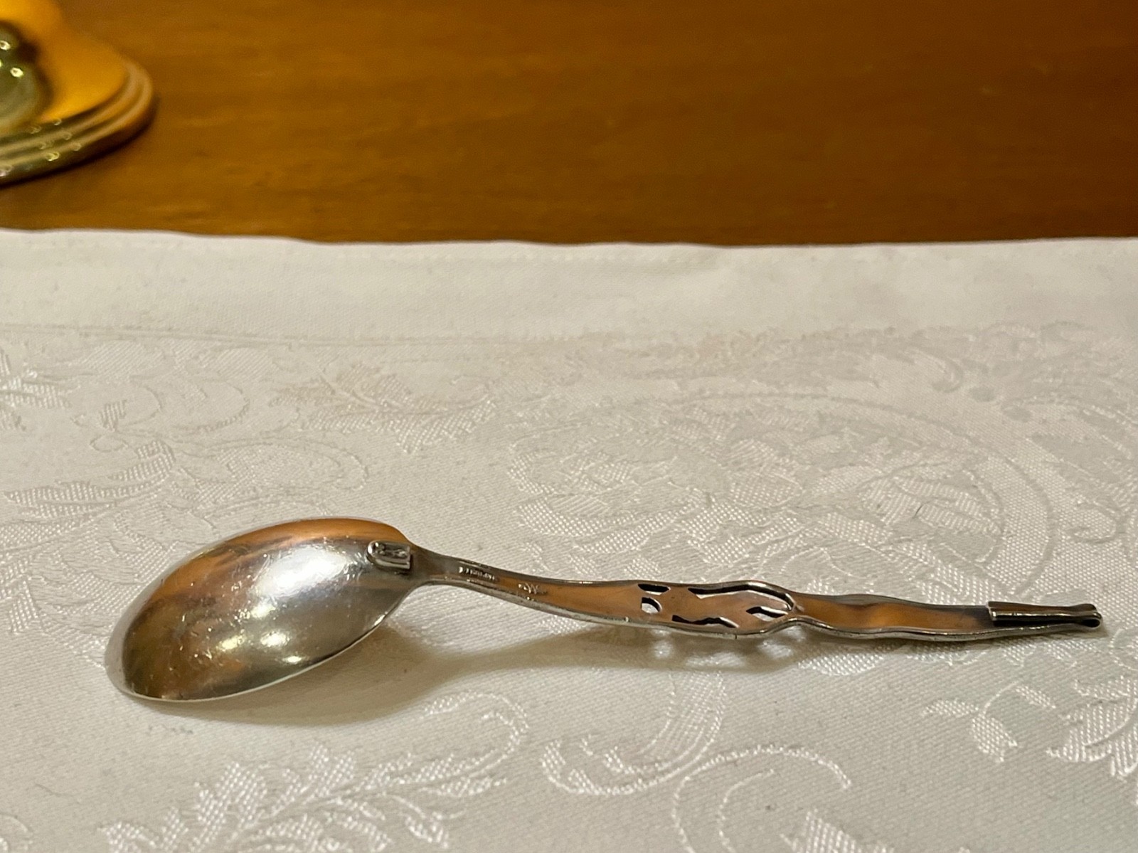 Antique Webster Sterling Silver Peter Rabbit Spoon Circa 1900s – Damaged Handle