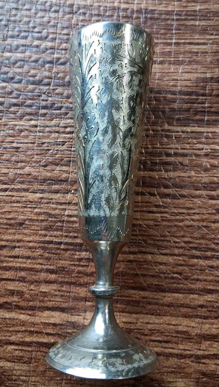 Vintage Etched Silver-plated Mix Lot Of 5