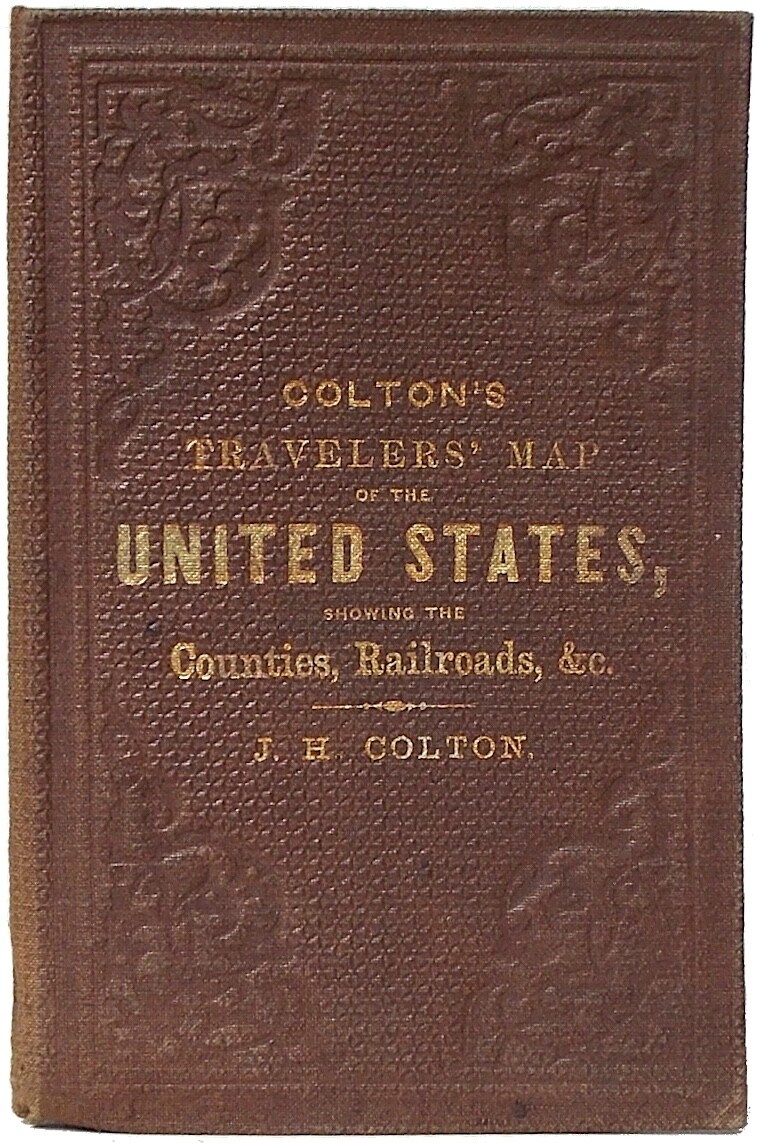 Colton’s Traveler’s Map of the United States (1864)