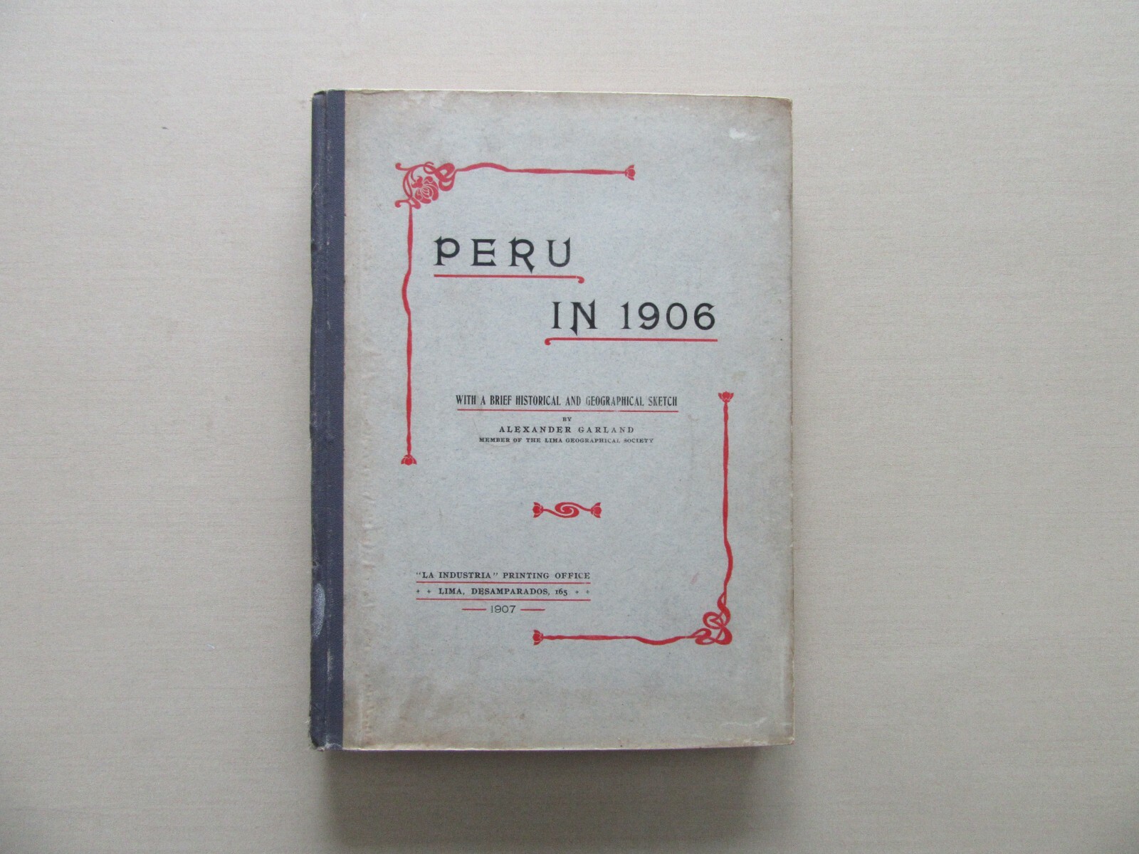 Peru in 1906 w/ Great Vintage Maps & History – Orig. in English, Lima, Not xlib