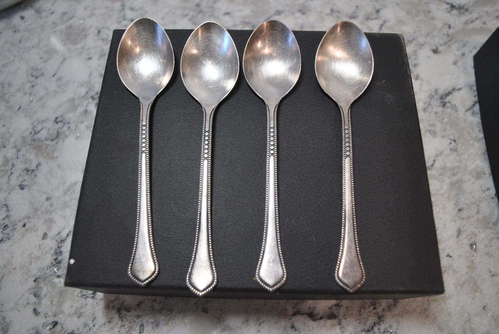 Vintage Melchior Tallinn Russian teaspoons set of 4 spoons