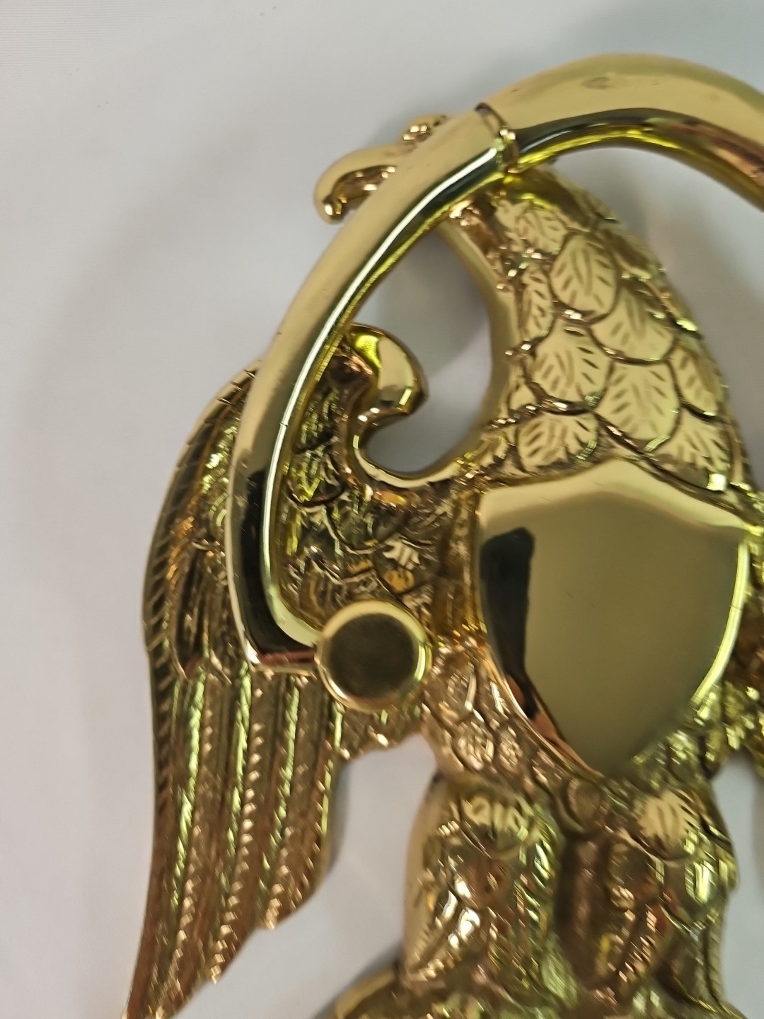 VTG Harvin American Eagle Design Heavy Cast Brass Door Knocker Size 8.5 X 5.5
