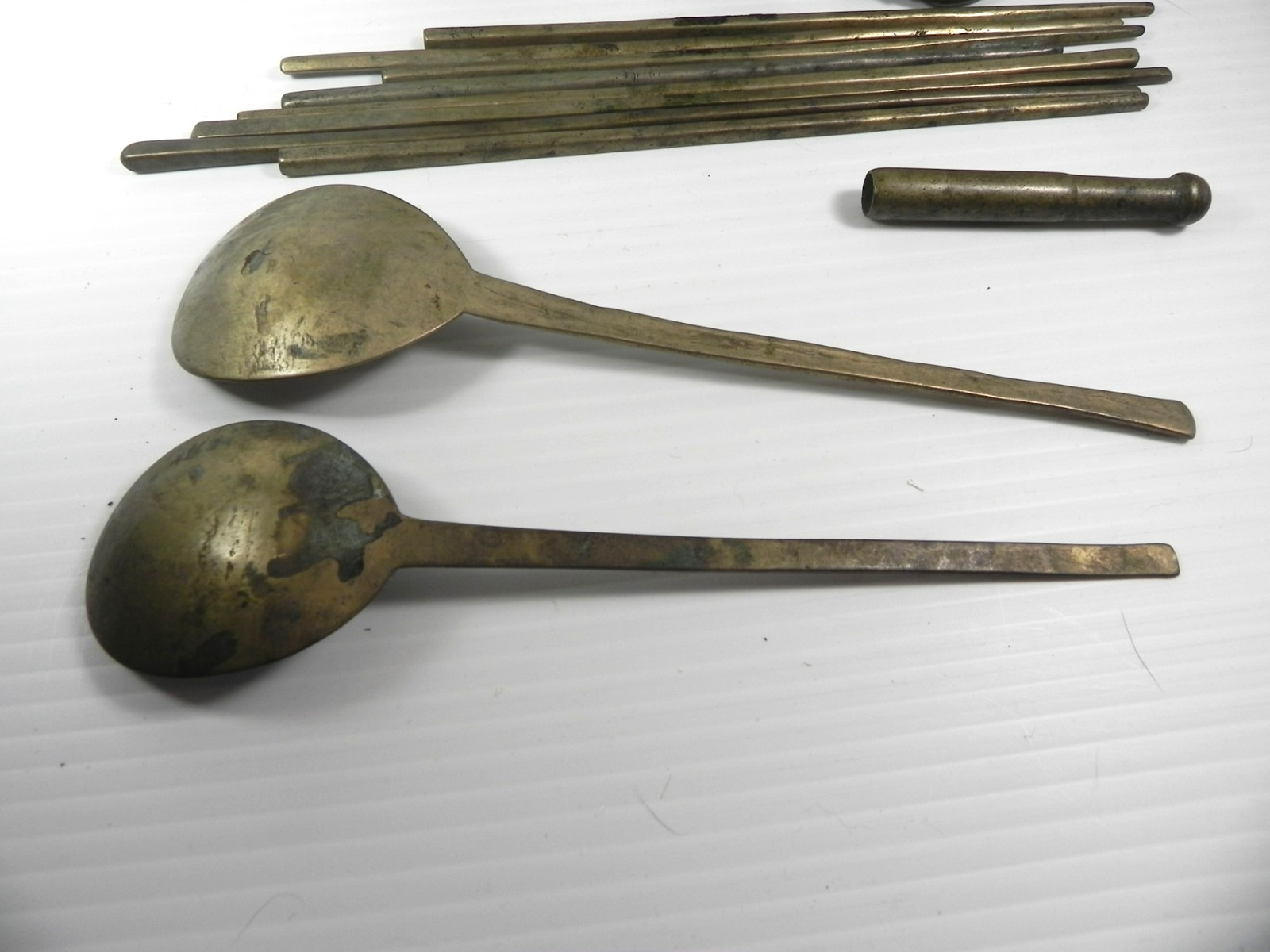 Antique Traditional Chinese Brass Water Smoking Pipes & Accessories Parts