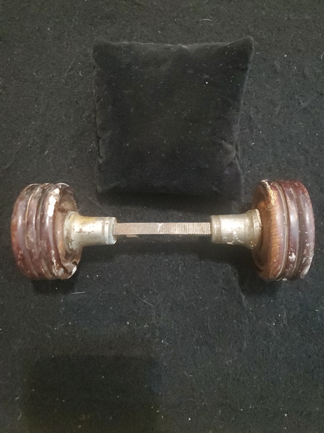 Antique Circular Plain Wooden Door Knobs