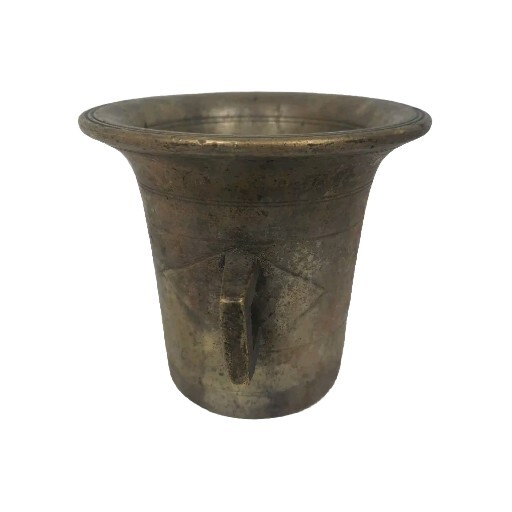 GENUINE AUTHENTIC ANTIQUE 17/18TH CENTURY BRONZE MORTAR PHARMACY APOTHECARY